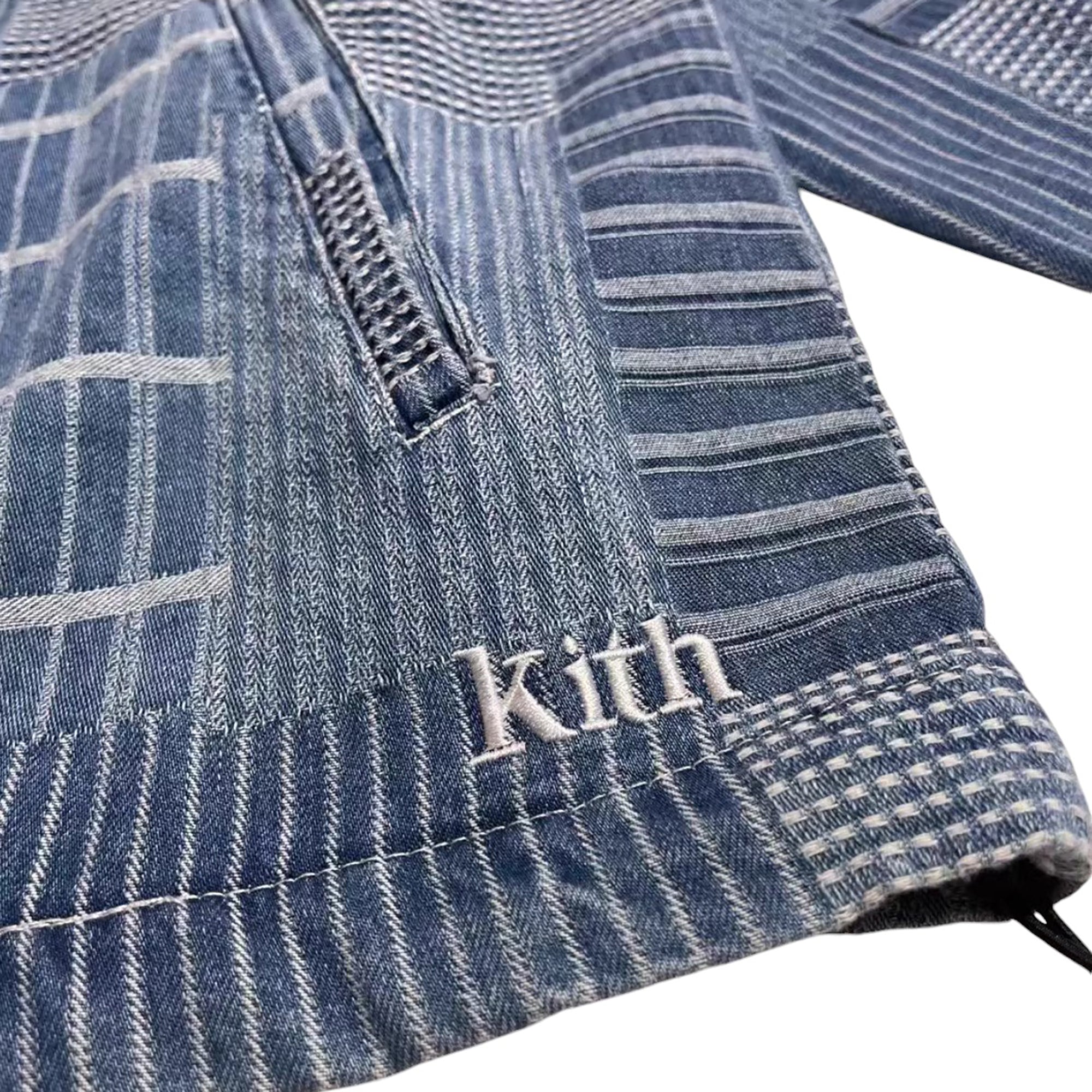 JAPANESE JACQUARD COACHES JACKET INDIGO