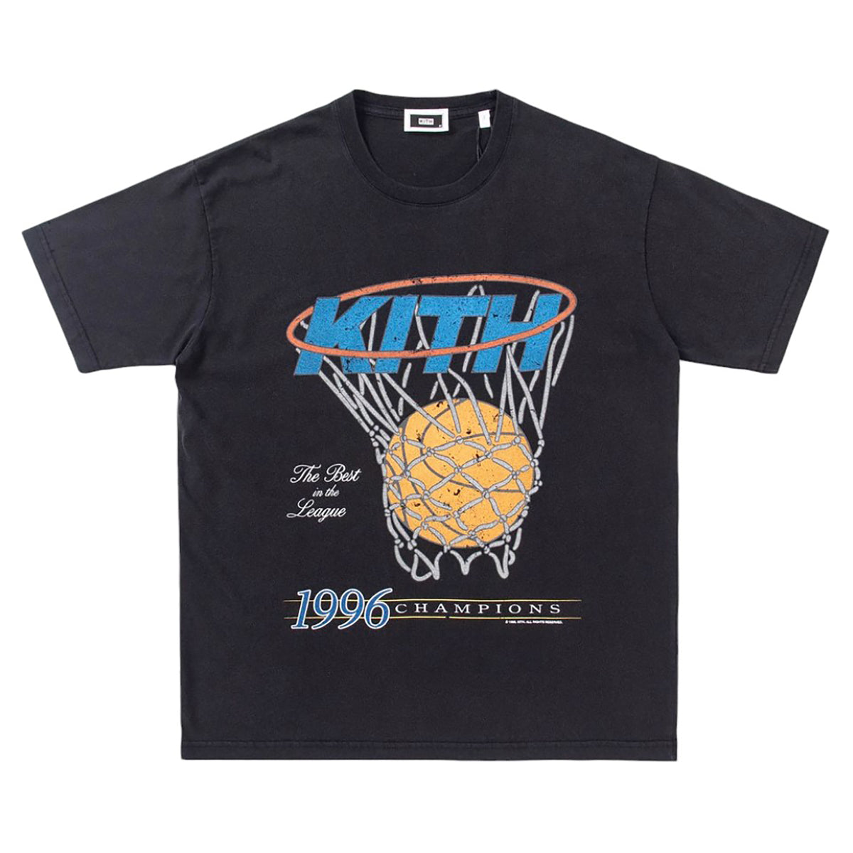 1966 VINTAGE NEW YORK KNICKS T-SHIRT BLACK