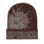 WEB RHINESTONE BEANIE BROWN