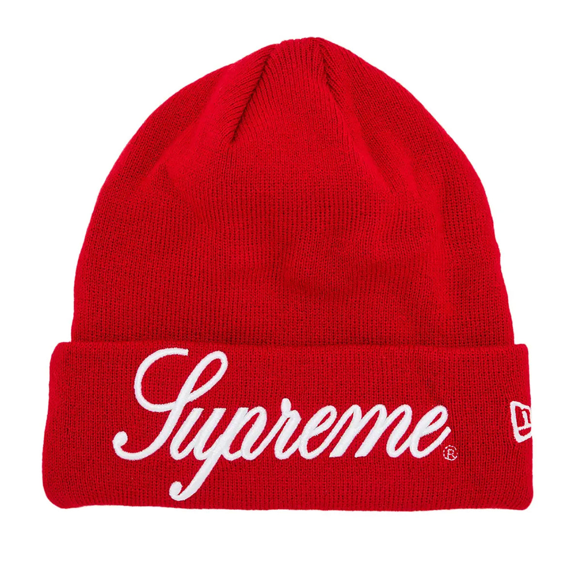 NEW ERA SCRIPT BEANIE RED (FW24)