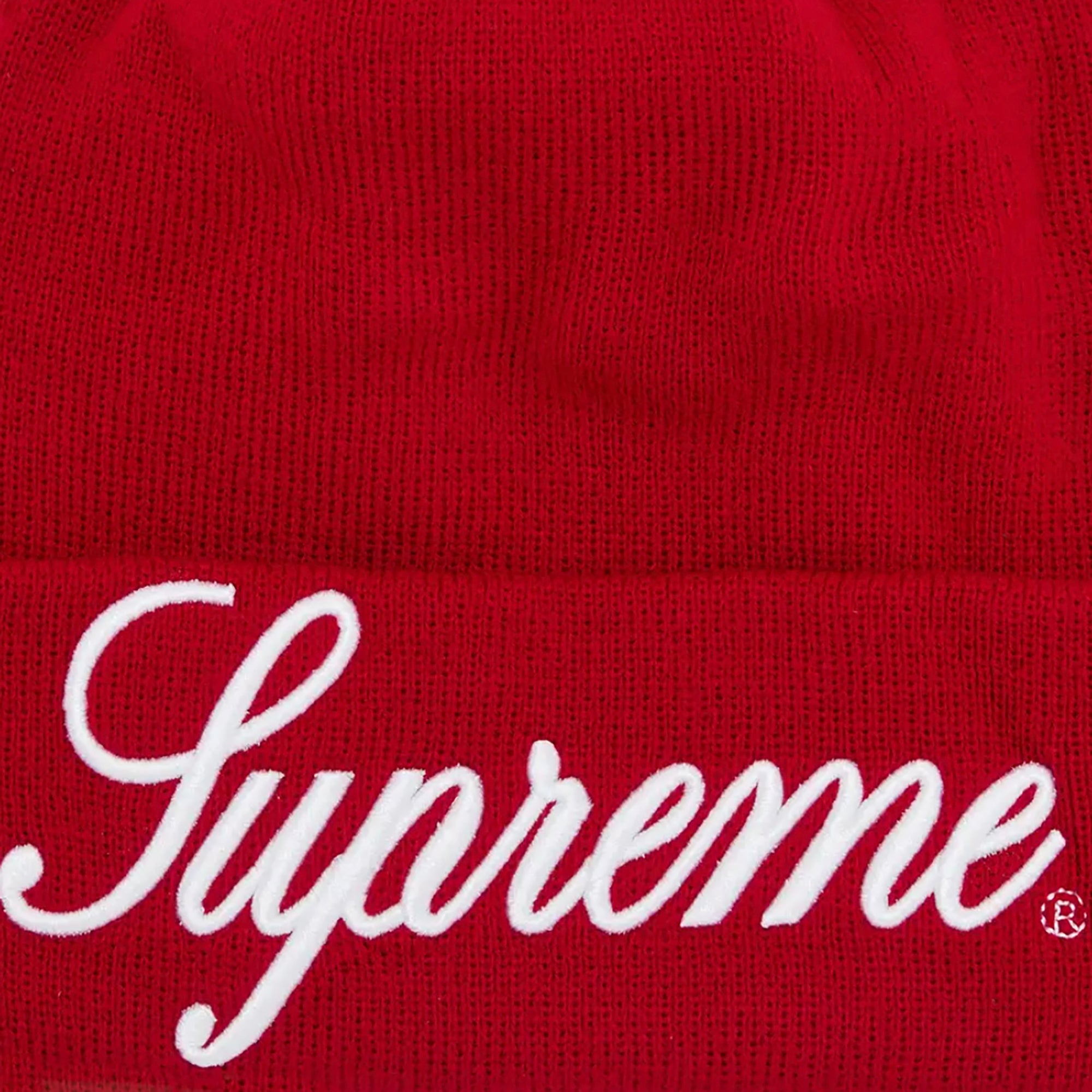 NEW ERA SCRIPT BEANIE RED (FW24)