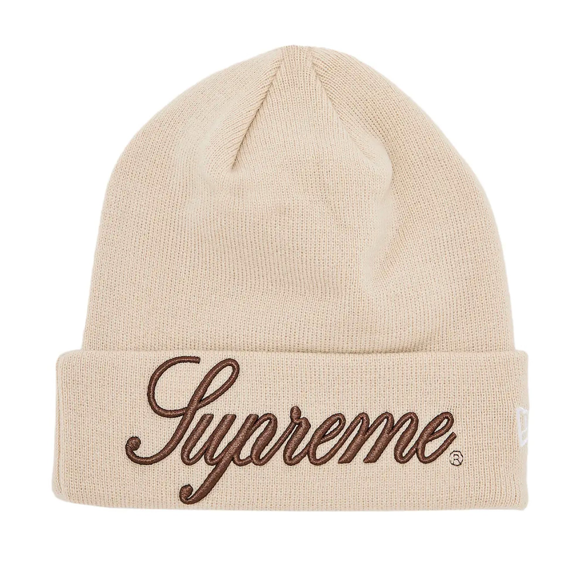 NEW ERA SCRIPT BEANIE NATURAL (FW24)