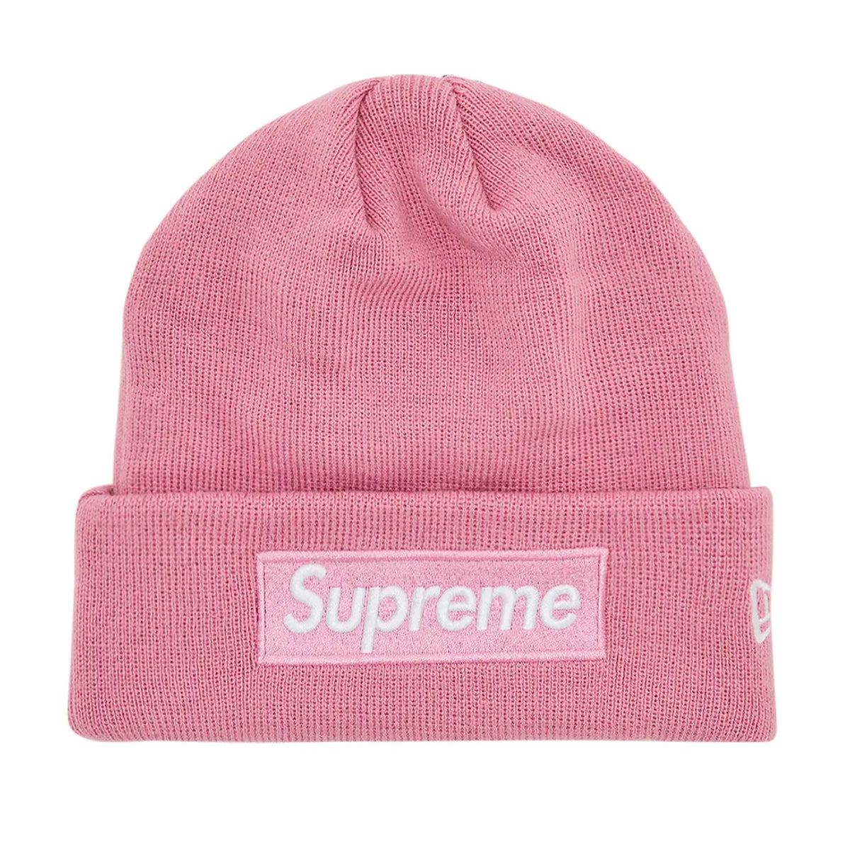 NEW ERA BOX LOGO BEANIE DUSTY PINK (FW24)