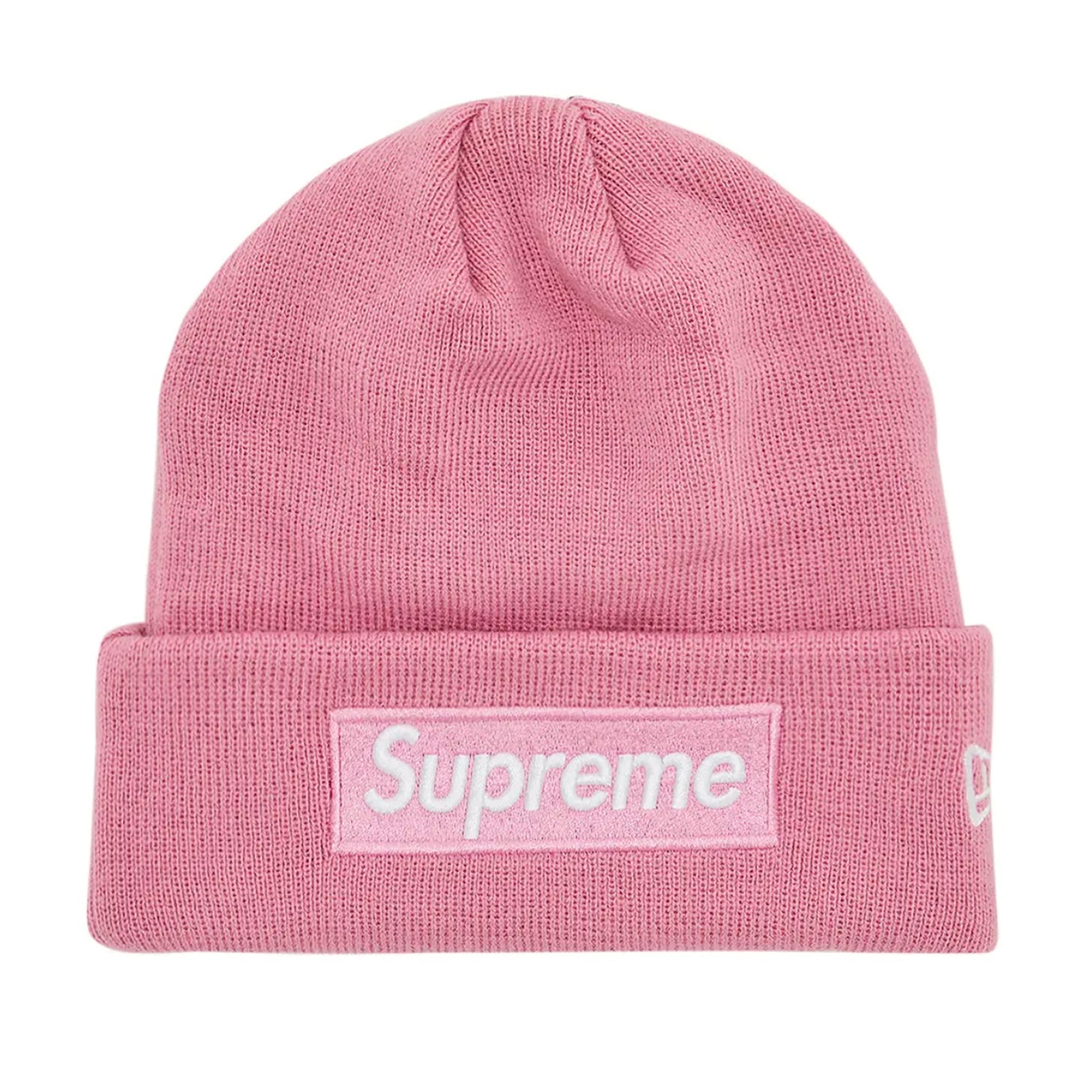 NEW ERA BOX LOGO BEANIE DUSTY PINK (FW24)