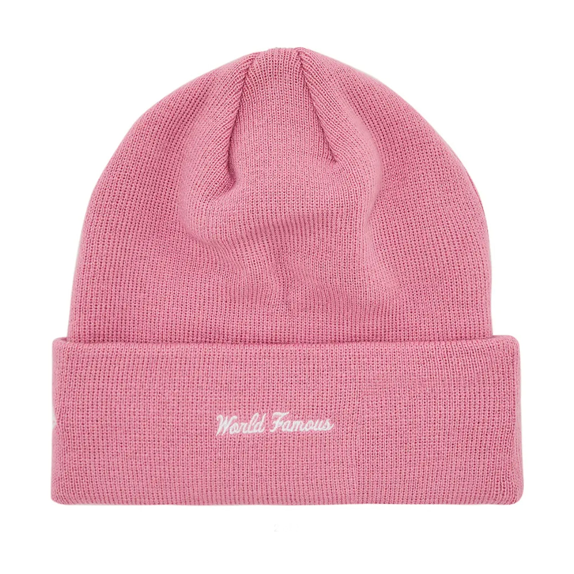 NEW ERA BOX LOGO BEANIE DUSTY PINK (FW24)