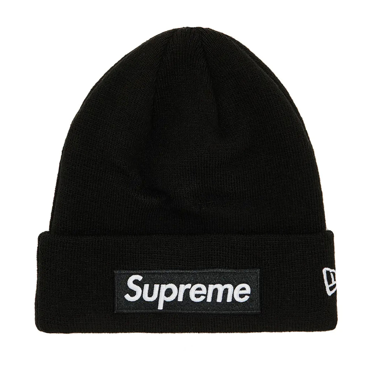 NEW ERA BOX LOGO BEANIE BLACK (FW24)