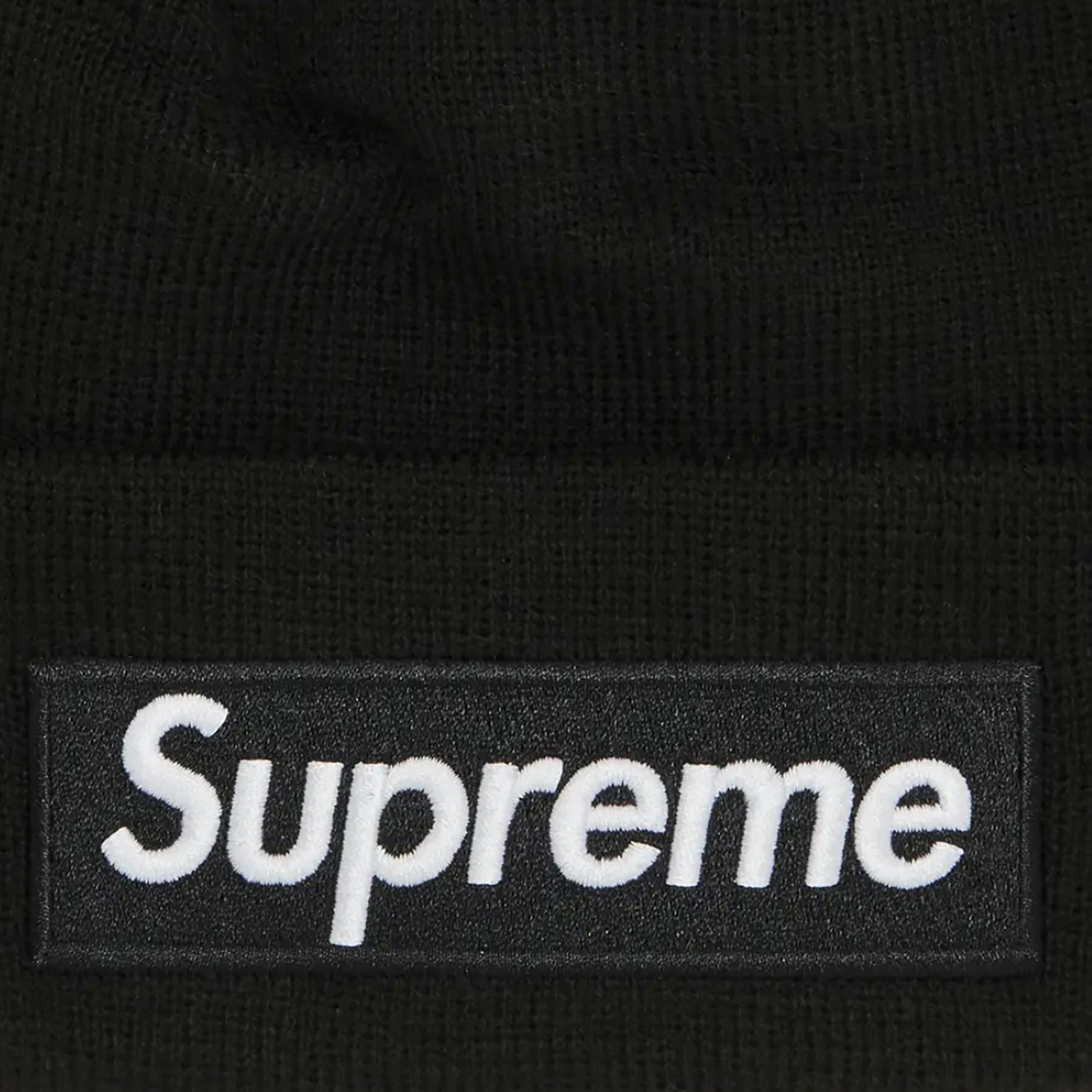 NEW ERA BOX LOGO BEANIE BLACK (FW24)