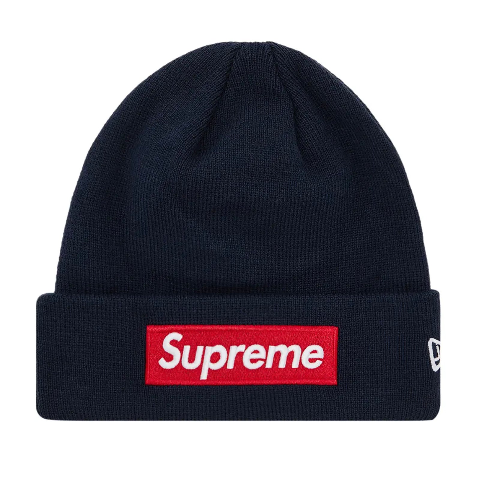 NEW ERA BOX LOGO BEANIE NAVY (FW24)