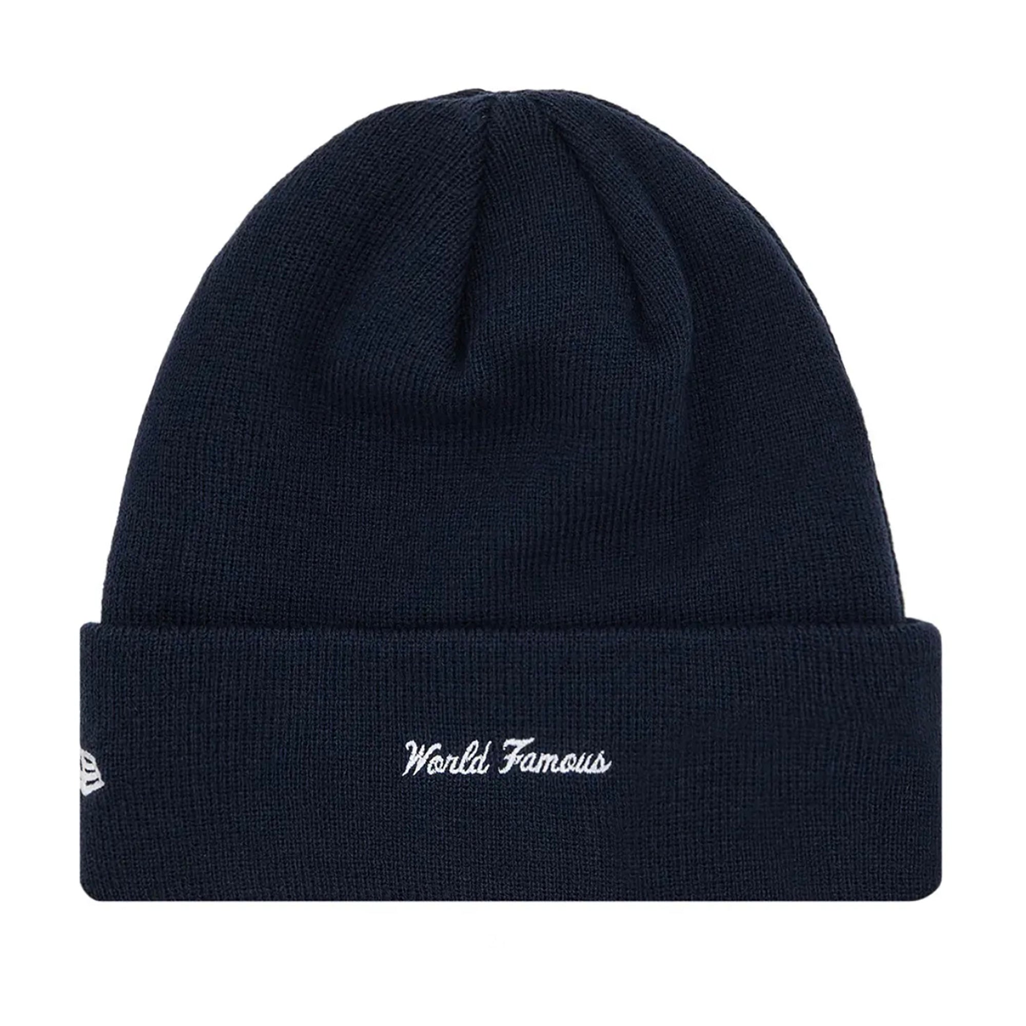 NEW ERA BOX LOGO BEANIE NAVY (FW24)