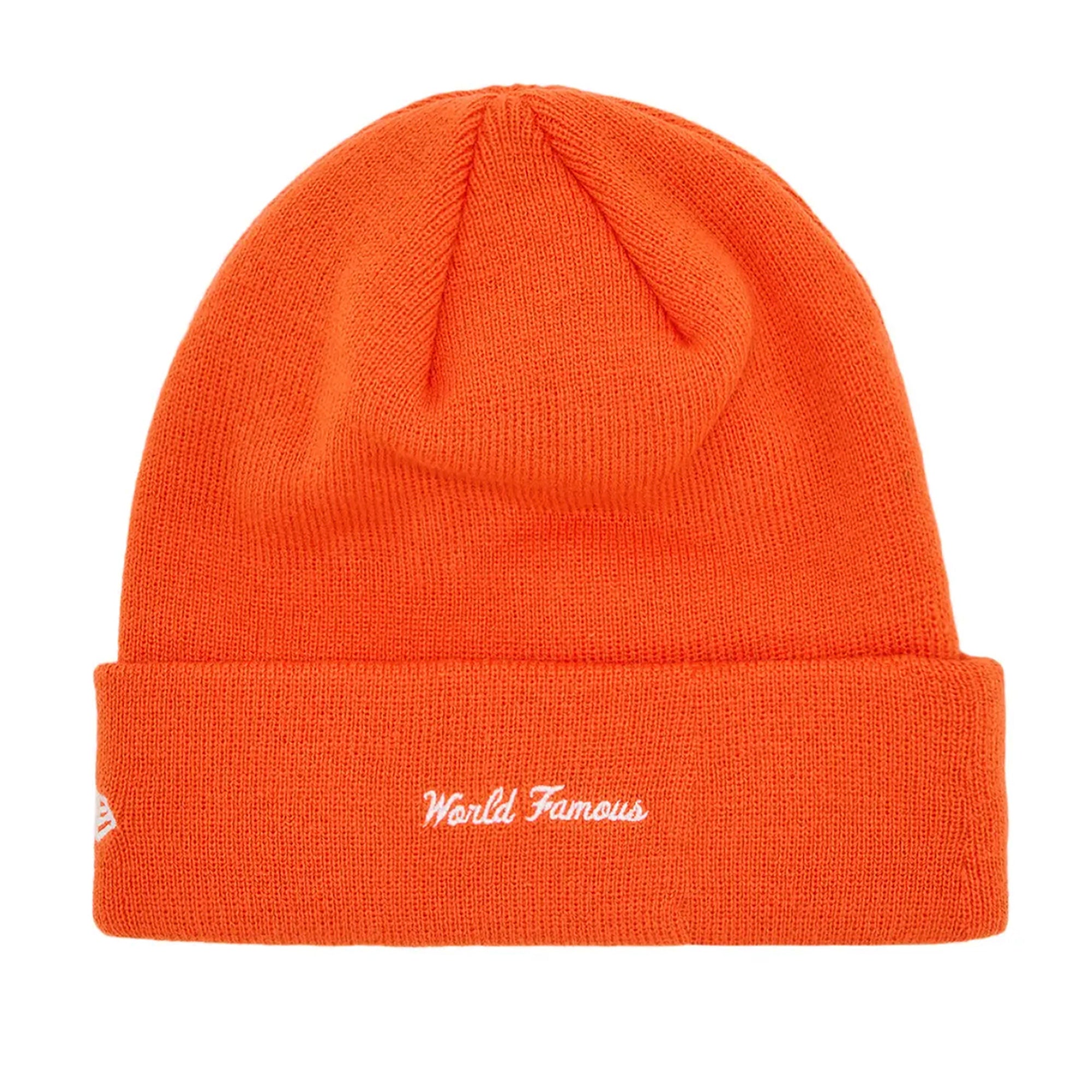 NEW ERA BOX LOGO BEANIE ORANGE (FW24)