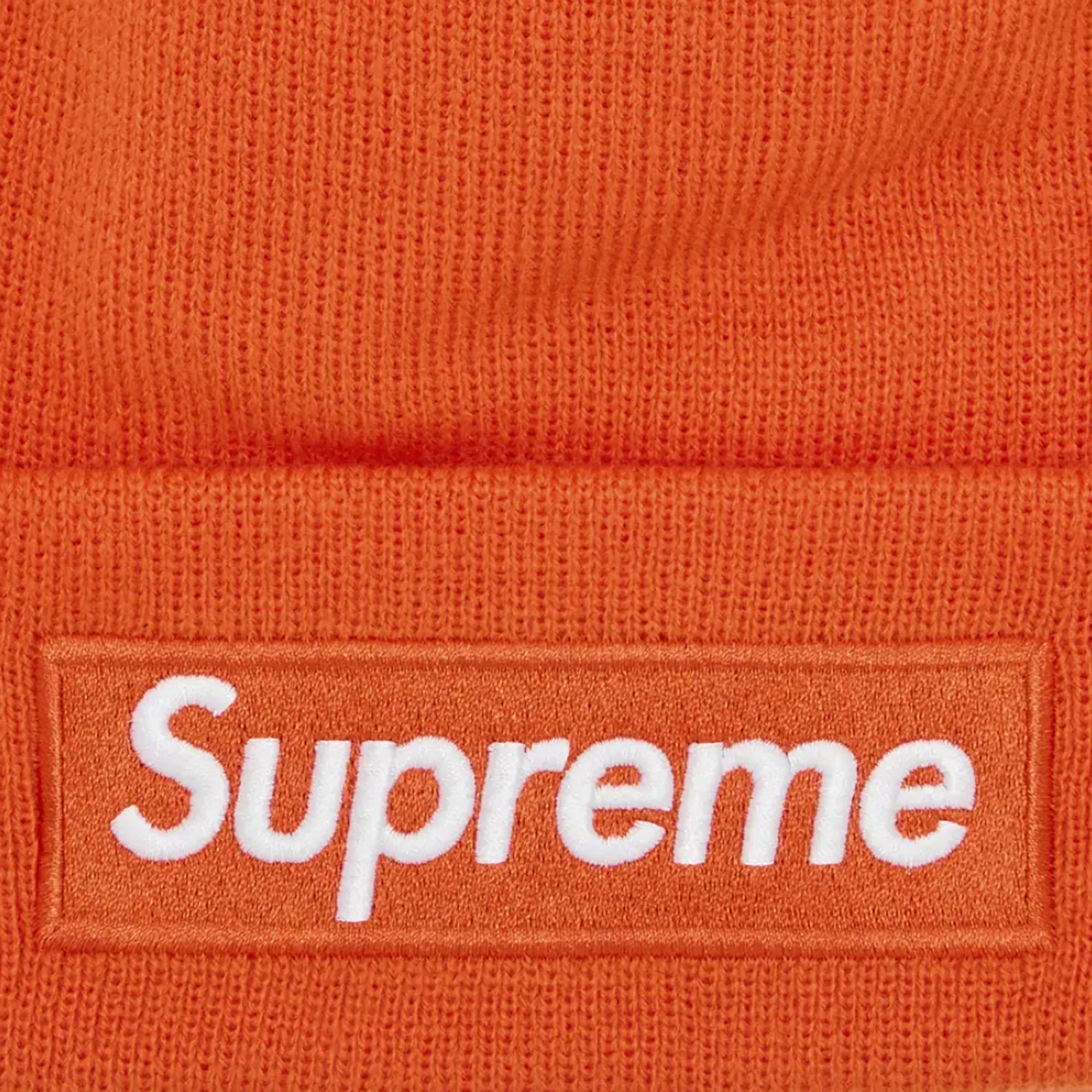 NEW ERA BOX LOGO BEANIE ORANGE (FW24)