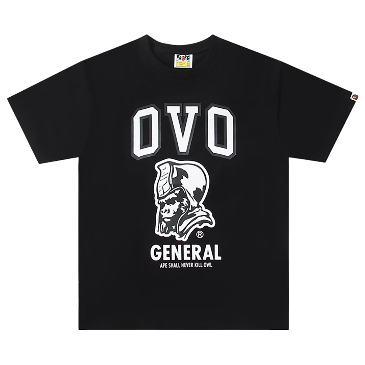 OVO GENERAL T-SHIRT BLACK | A BATHING APE