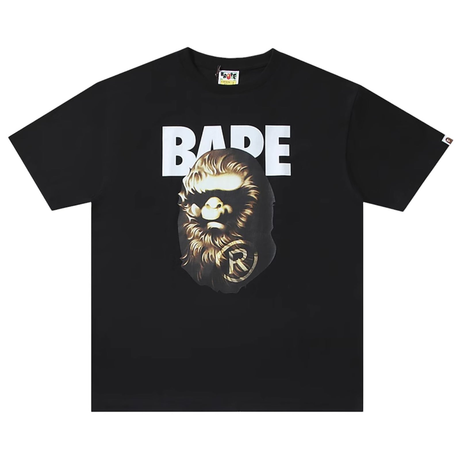 APE HEAD T-SHIRT BLACK | A BATHING APE