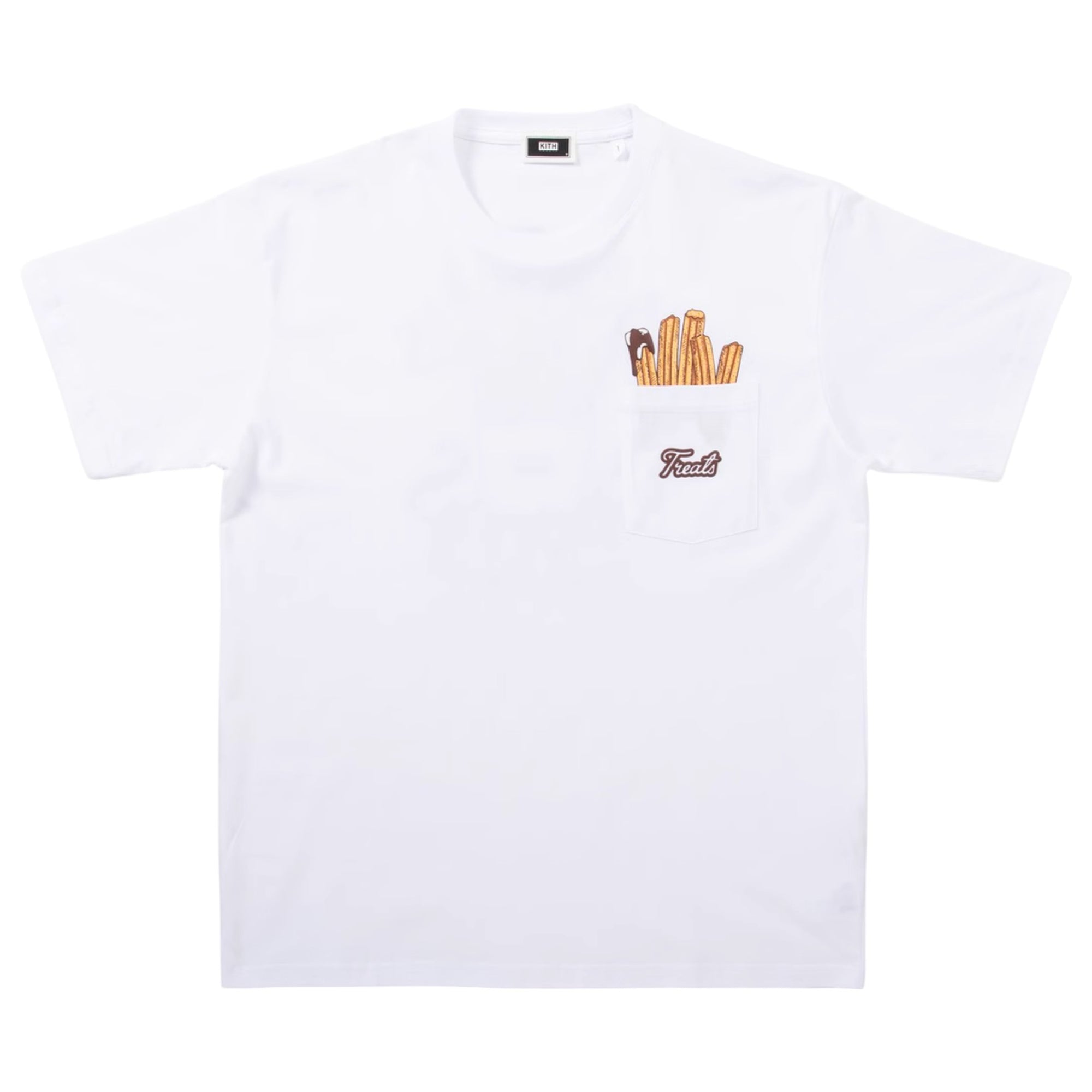 TREATS CHURRO POCKET T-SHIRT WHITE