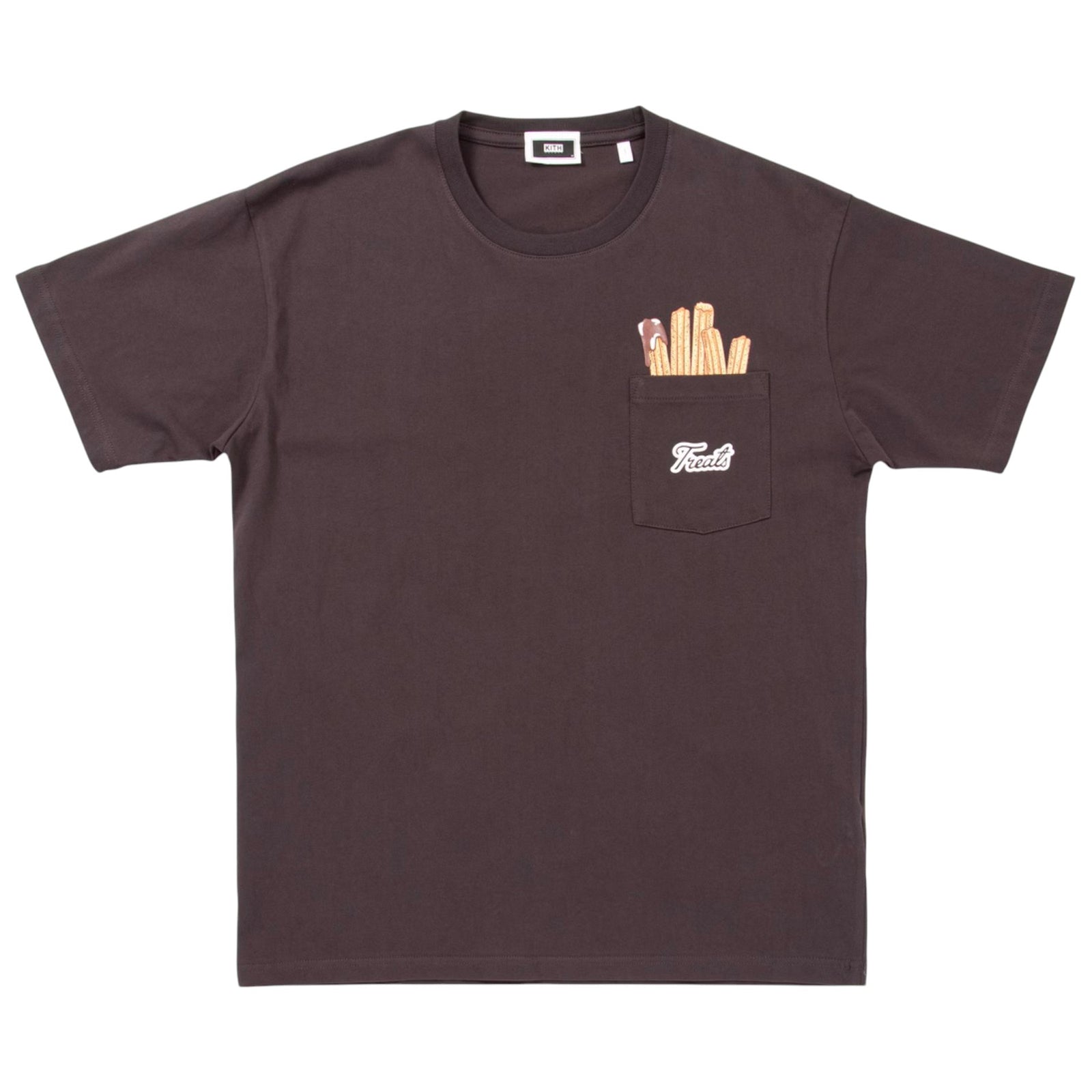 TREATS CHURRO POCKET T-SHIRT KINDLING