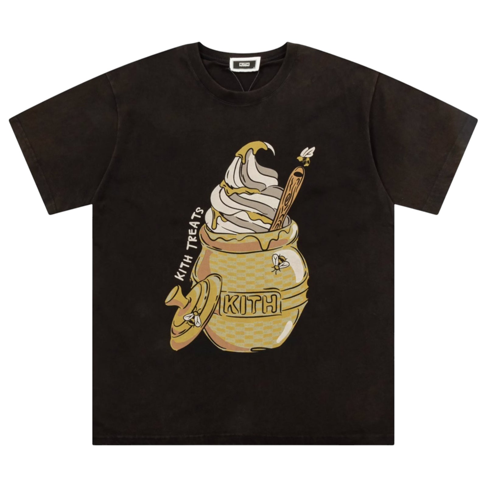 TREATS HONEY II SUNDAE T-SHIRT WASHED BLACK
