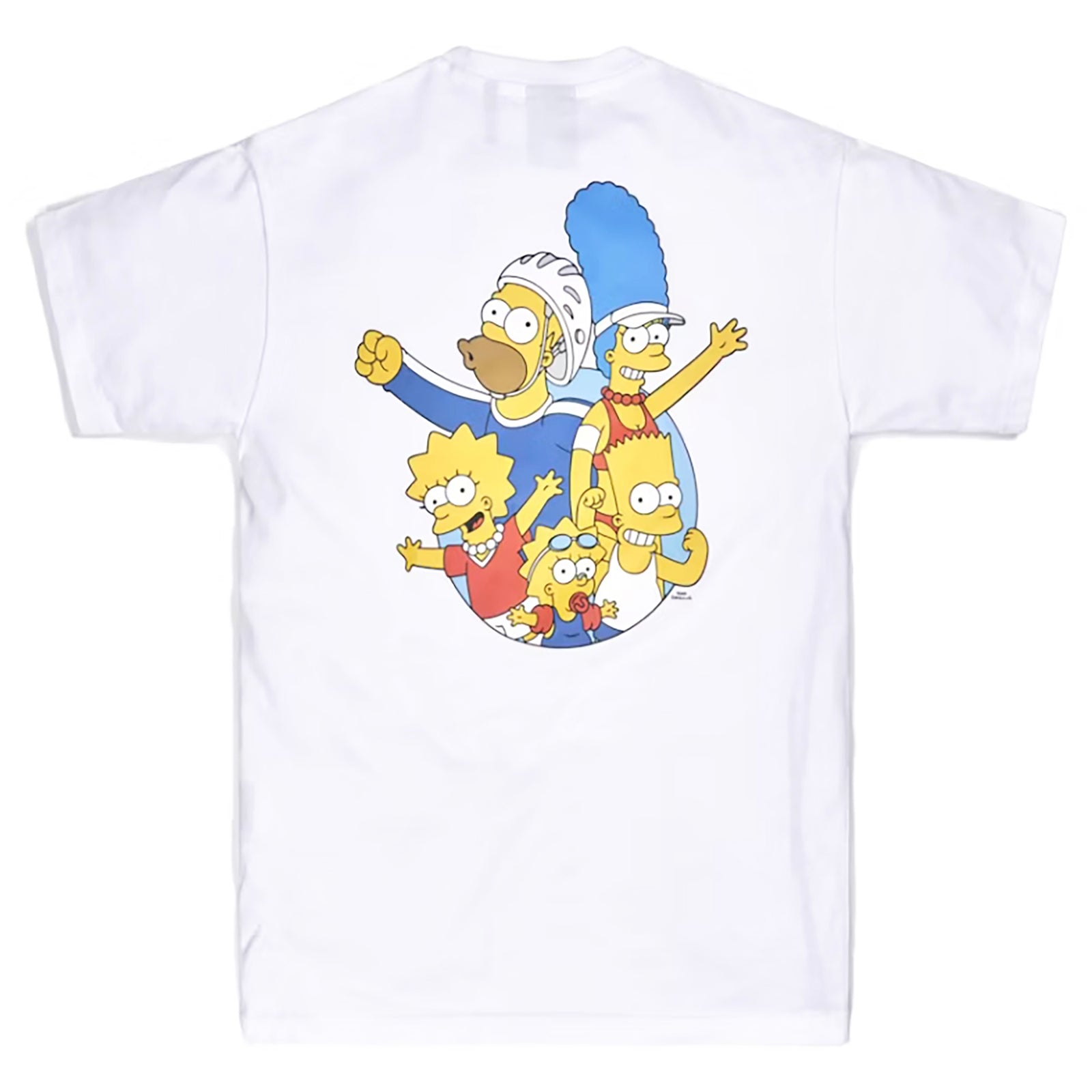 THE SIMPSONS SPORTS FAMILY T-SHIRT WHITE YELLOW