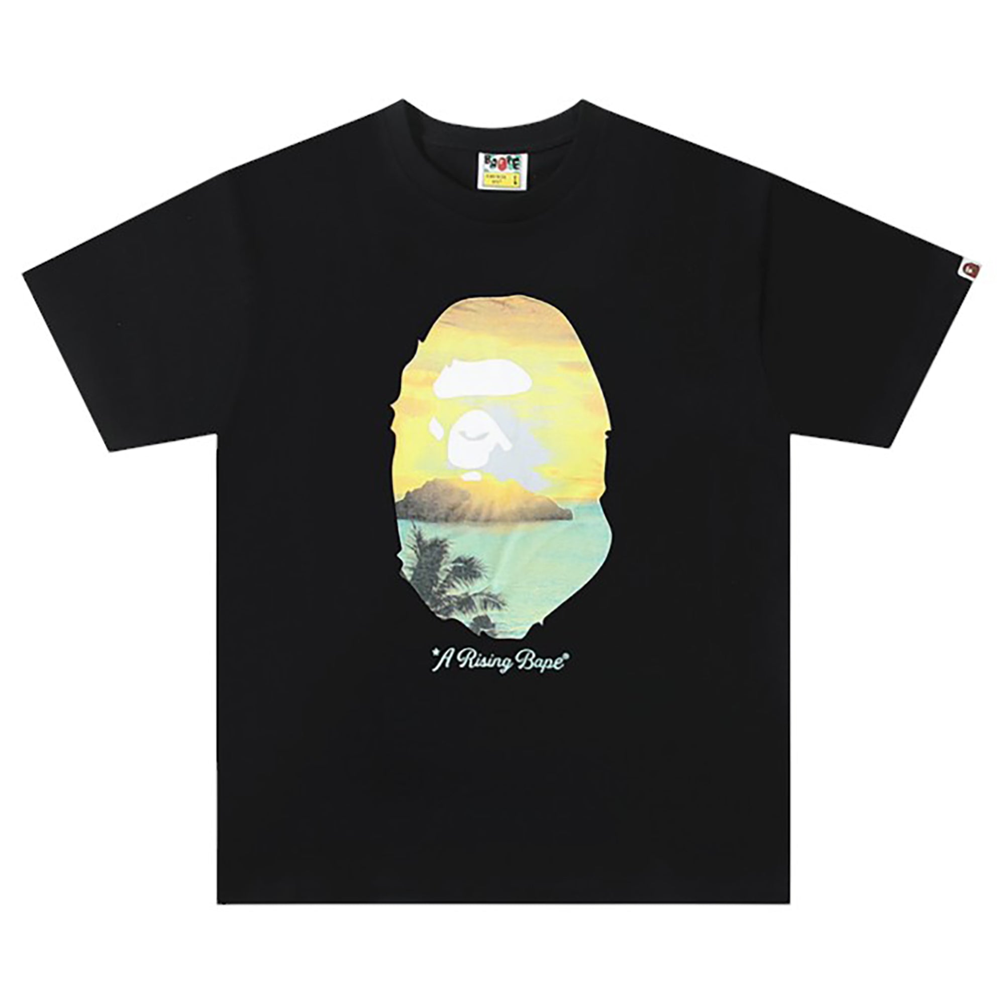 A RISING BAPE PHOTO T-SHIRT BLACK | A BATHING APE