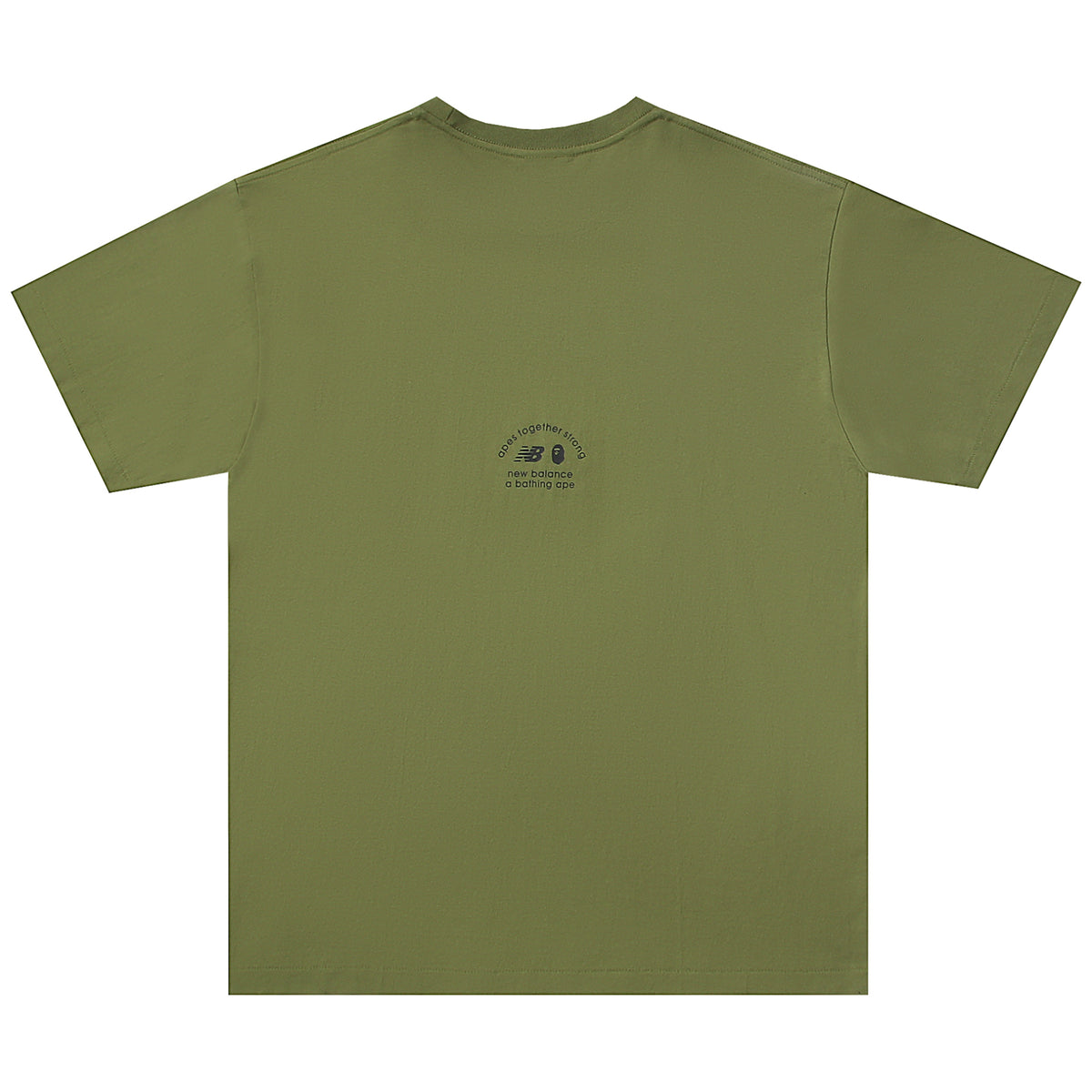 NEW BALANCE APE HEAD T-SHIRT OLIVE | A BATHING APE