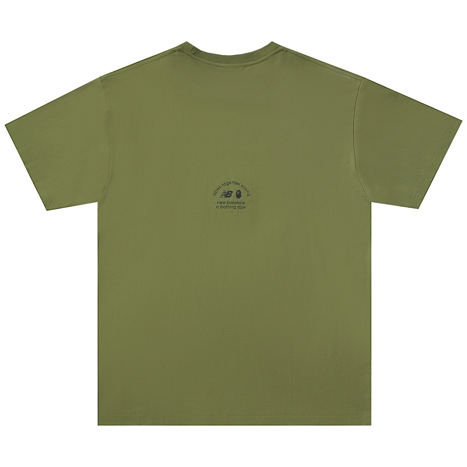 NEW BALANCE APE HEAD T-SHIRT OLIVE | A BATHING APE