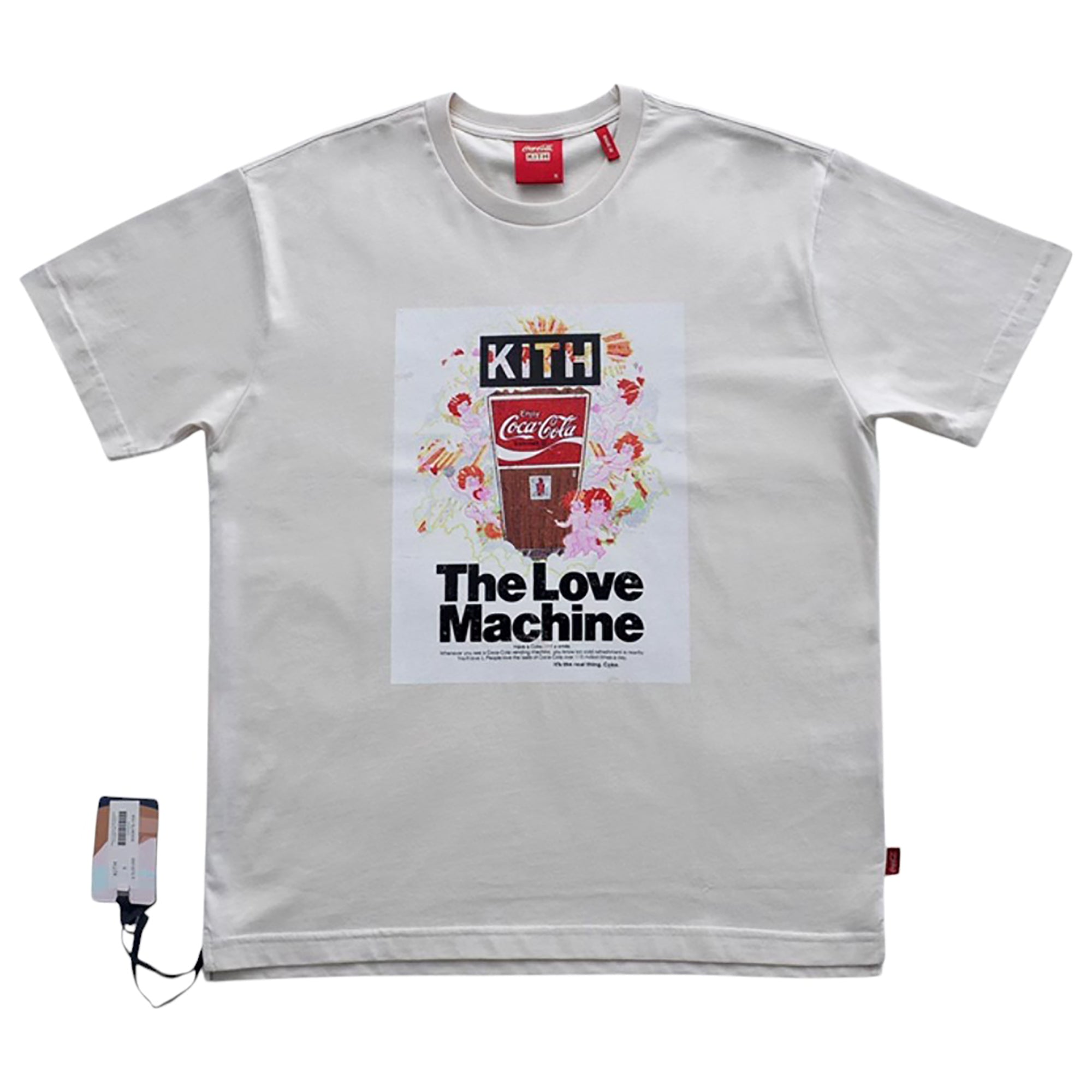 COCA-COLA LOVE MACHINE VINTAGE T-SHIRT IVORY