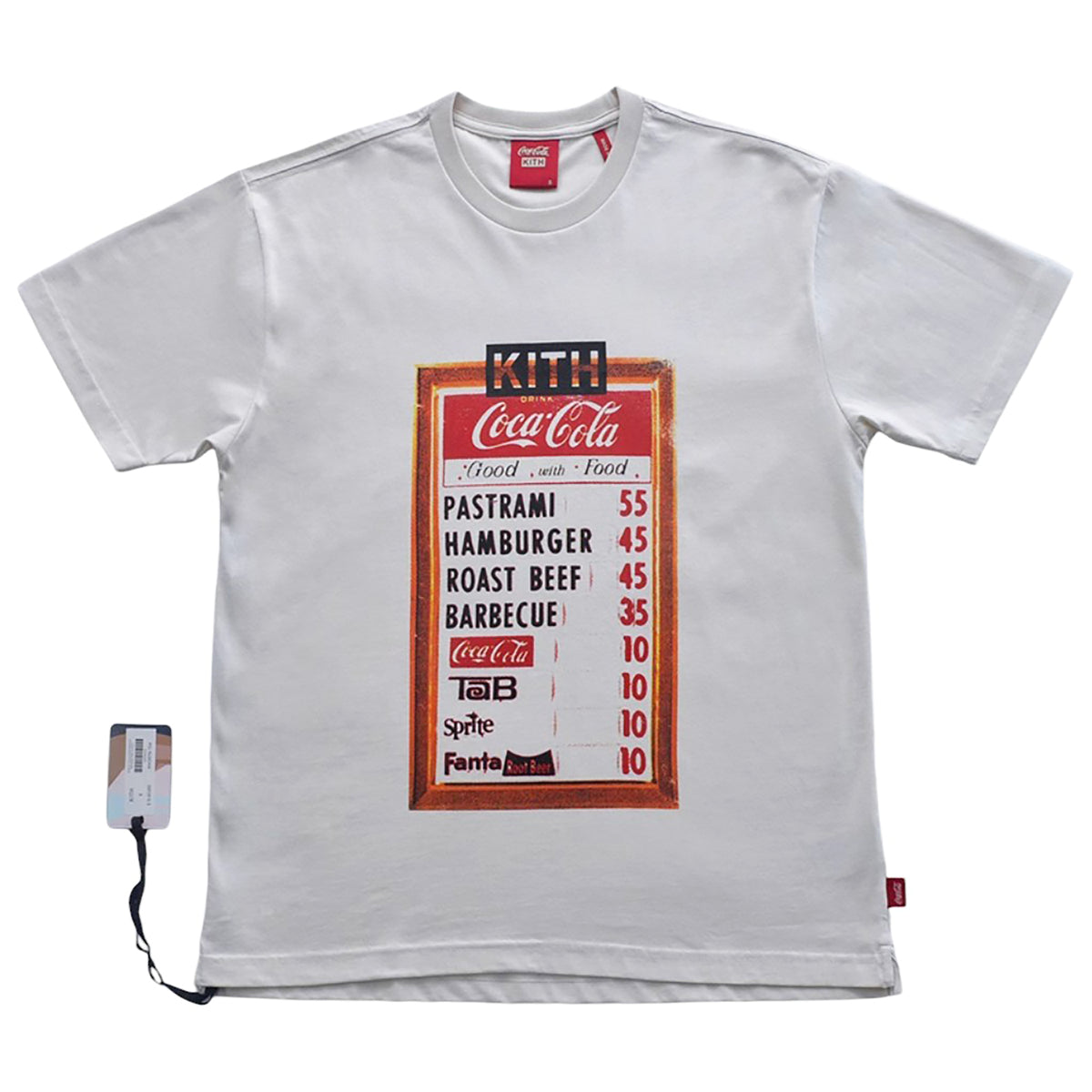 COCA-COLA MENU VINTAGE T-SHIRT IVORY