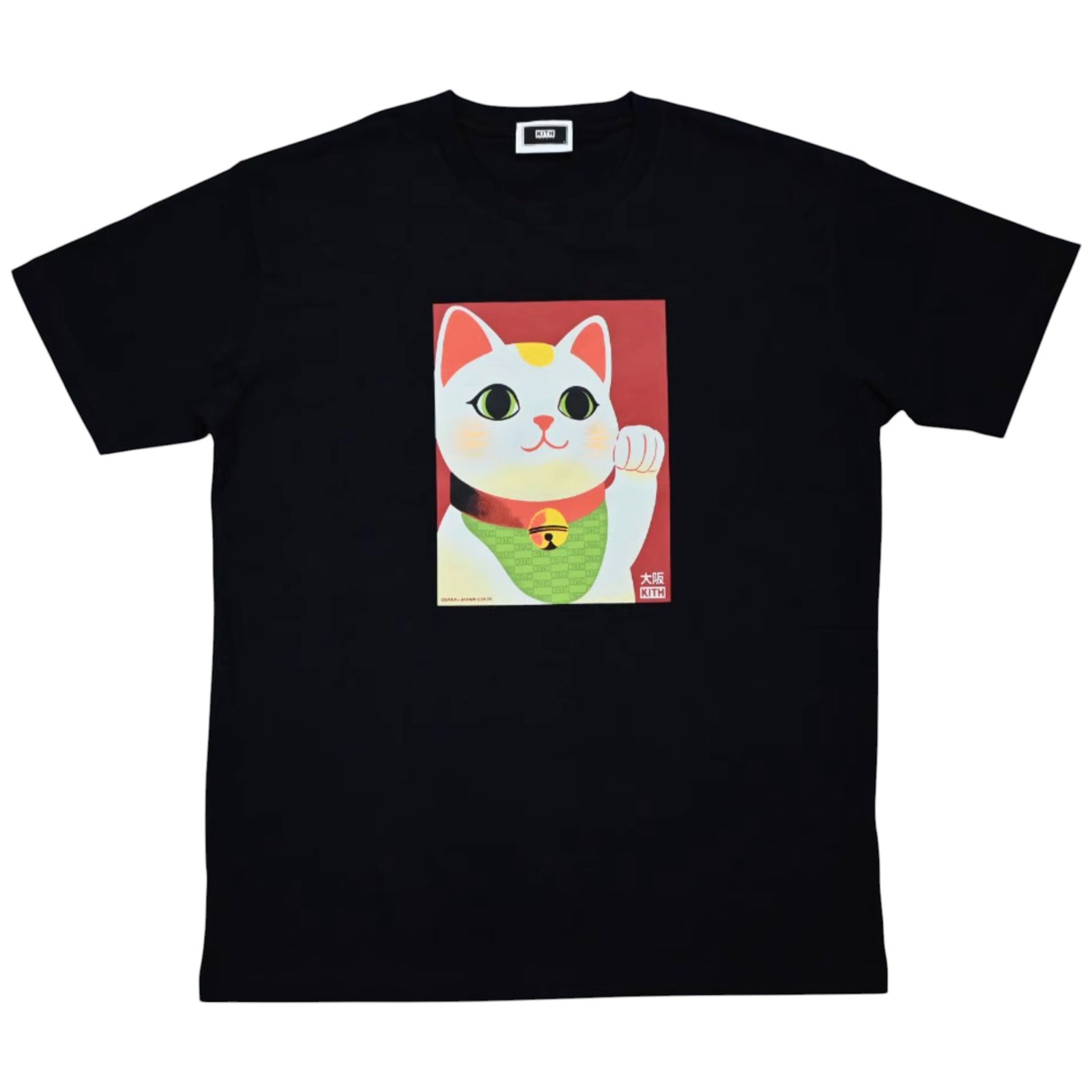 OSAKA MANEKI NEKO VI T-SHIRT BLACK
