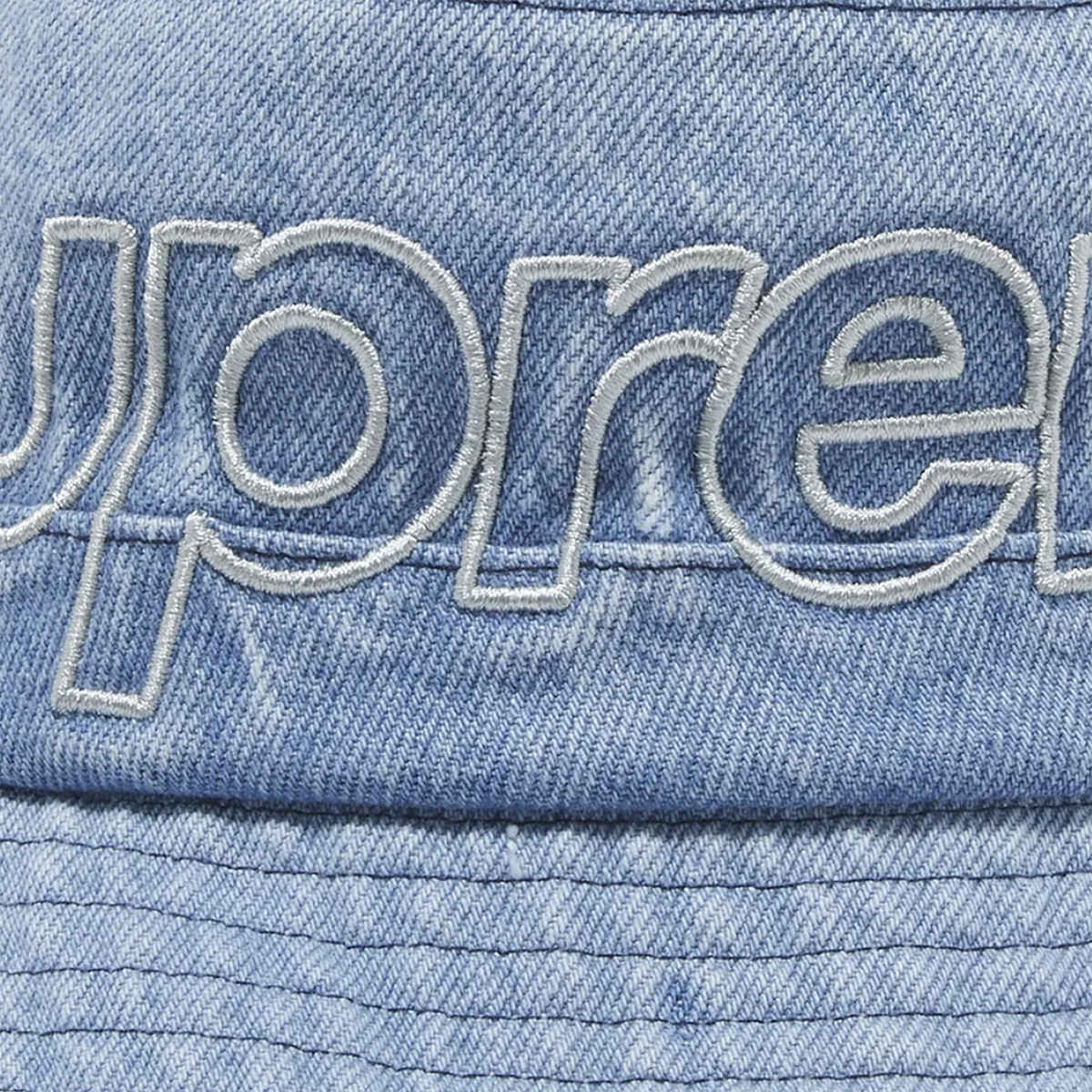 OUTLINE CRUSHER BUCKET HAT DENIM (SS23)