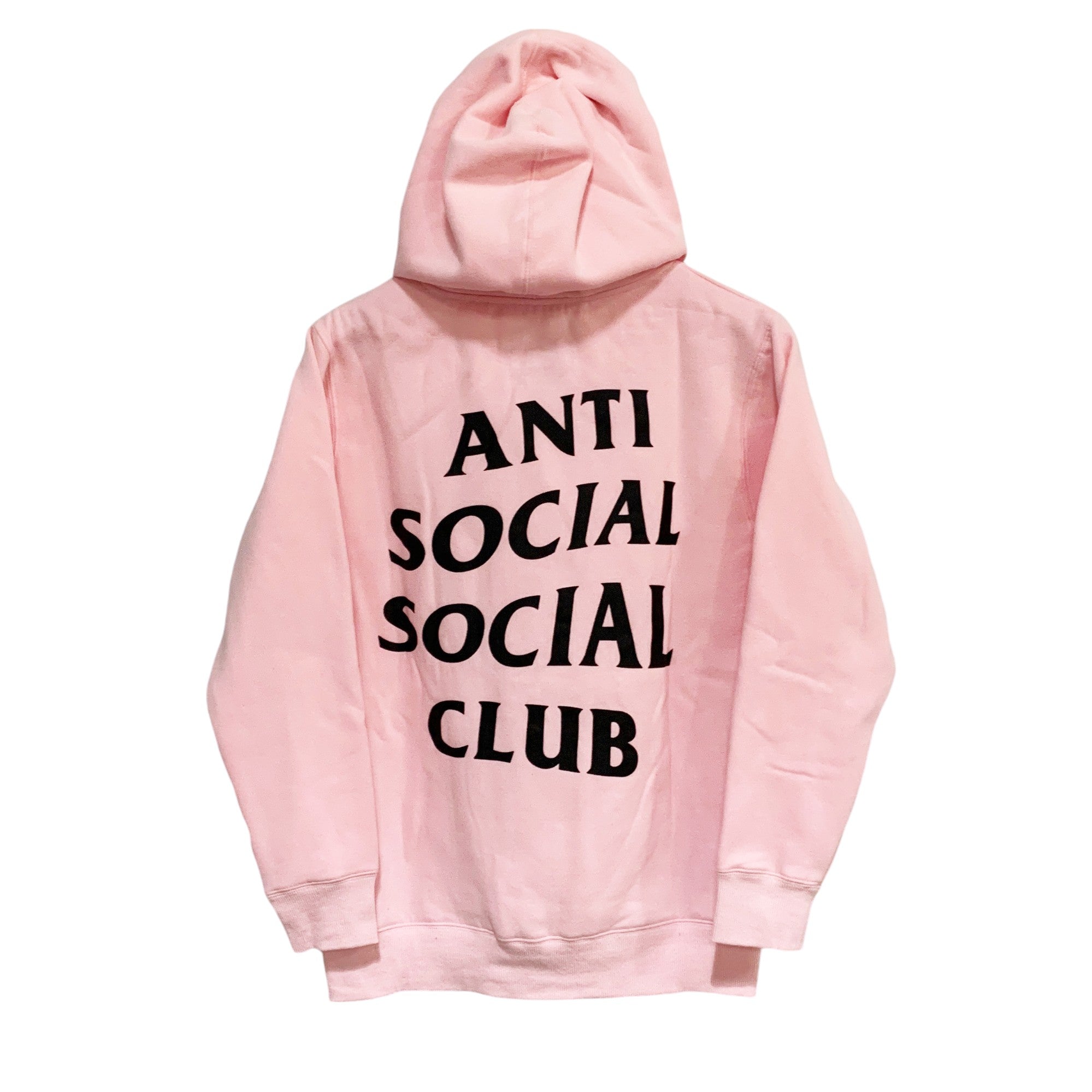 SMILEY FACE HOODIE SWEATSHIRT PINK BLACK | ASSC