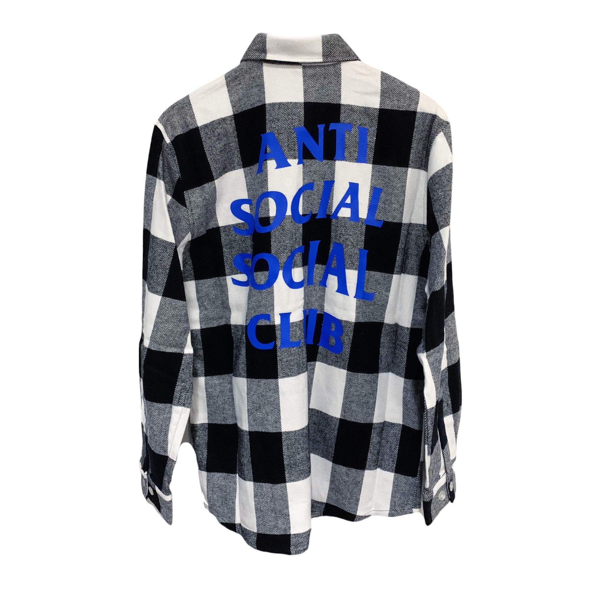 SNOWBALL FLANNEL LONG SLEEVE SHIRT BLUE | ASSC