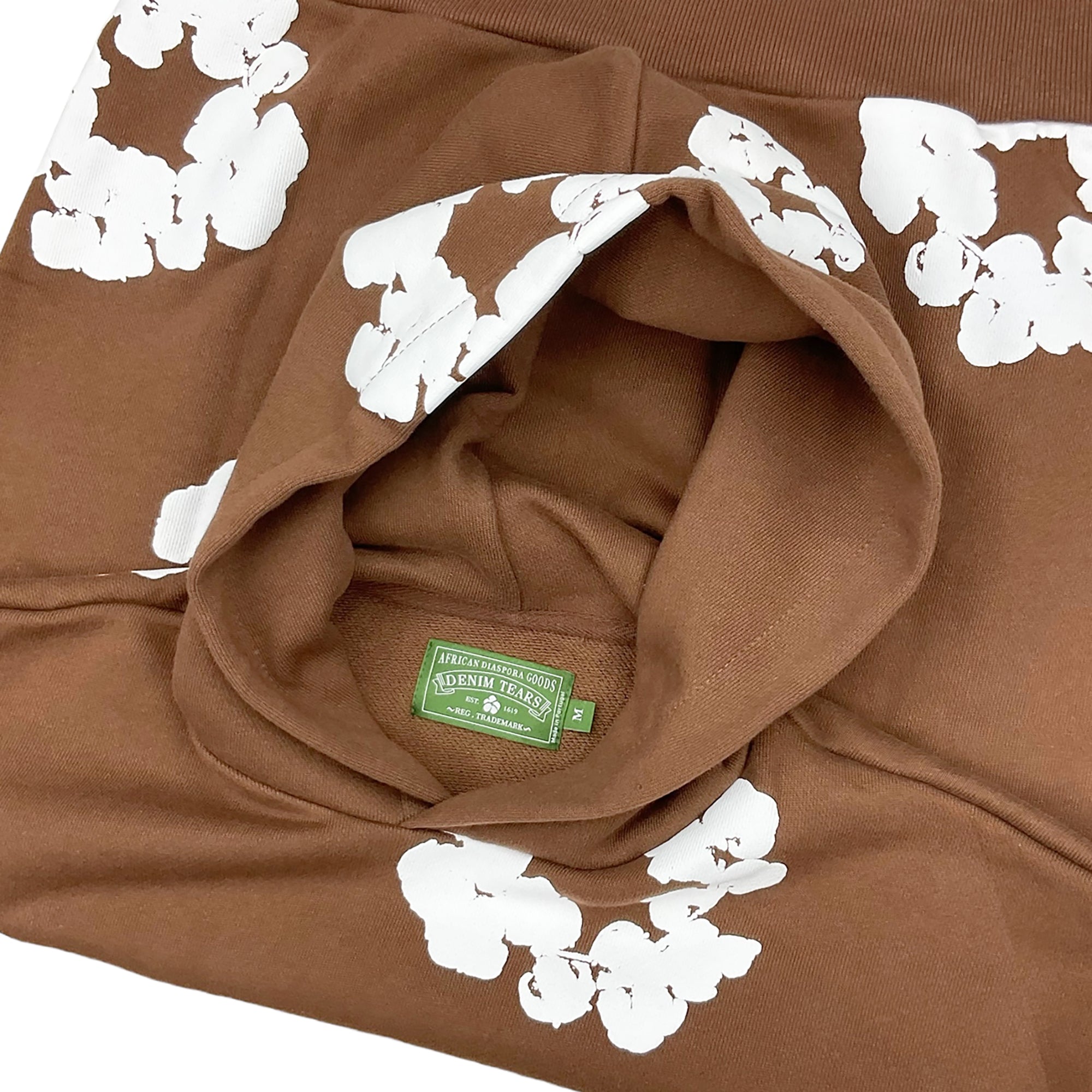 THE COTTON WREATH HOODIE SWEATSHIRT BROWN