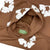 THE COTTON WREATH HOODIE SWEATSHIRT BROWN