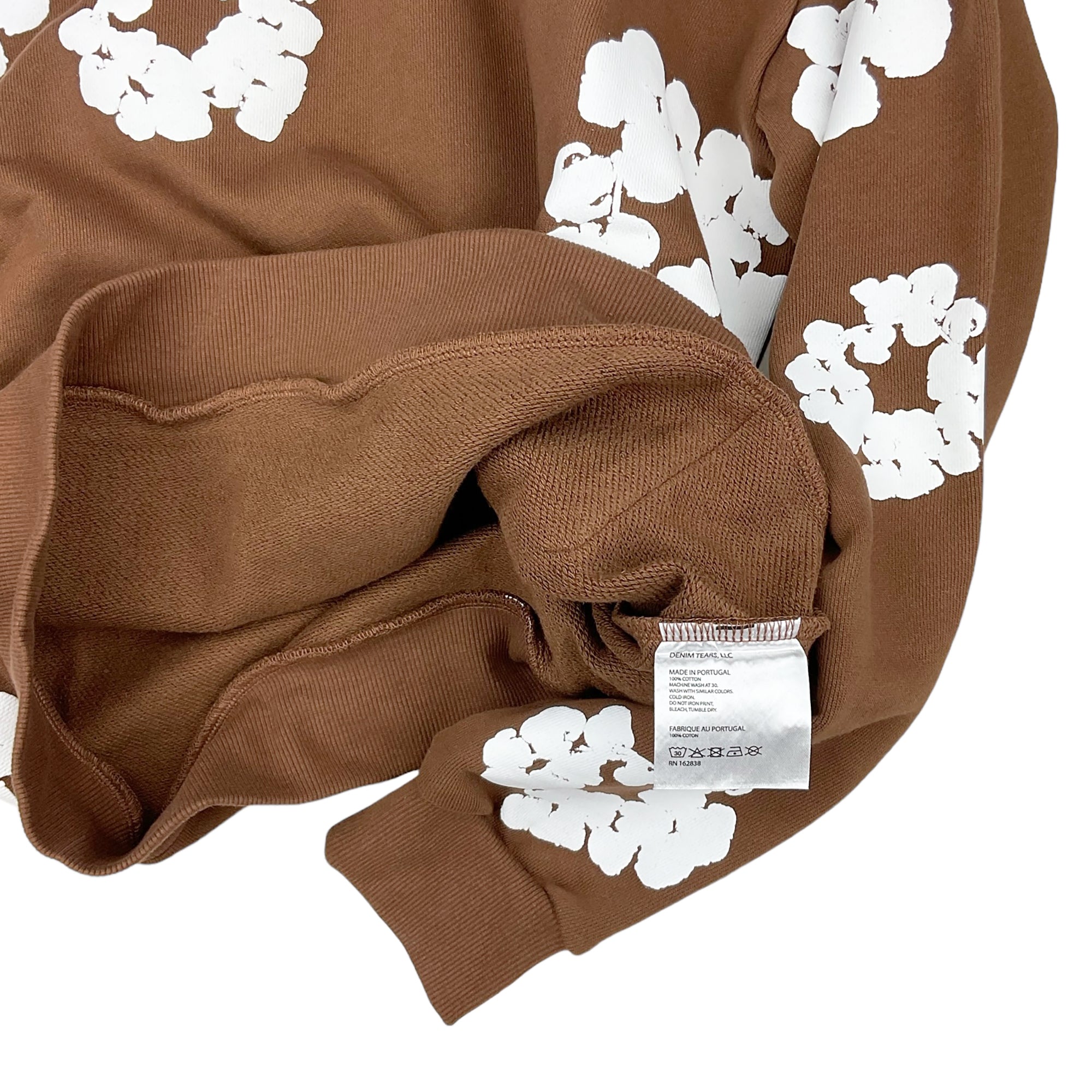 THE COTTON WREATH HOODIE SWEATSHIRT BROWN