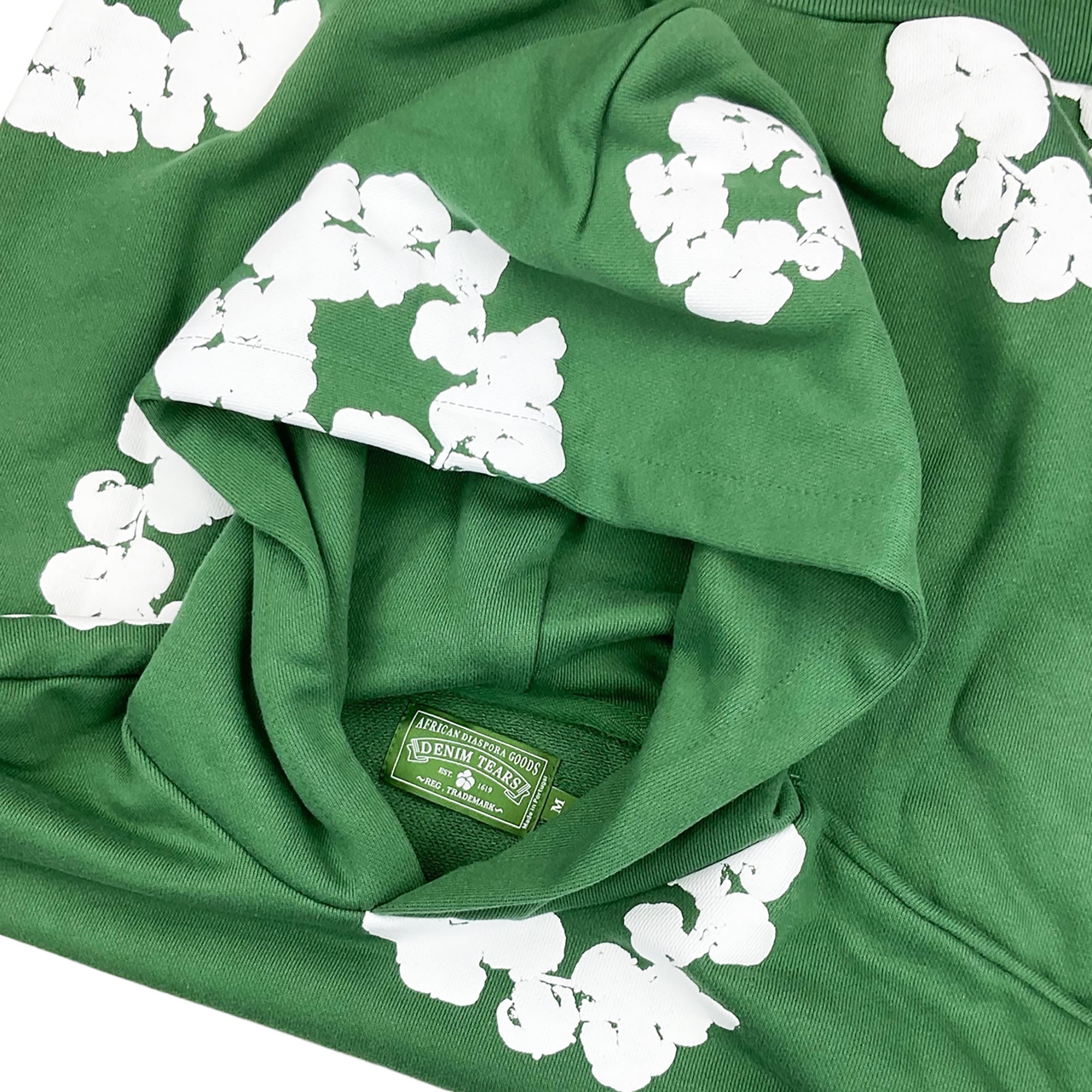 THE COTTON WREATH HOODIE SWEATSHIRT GREEN