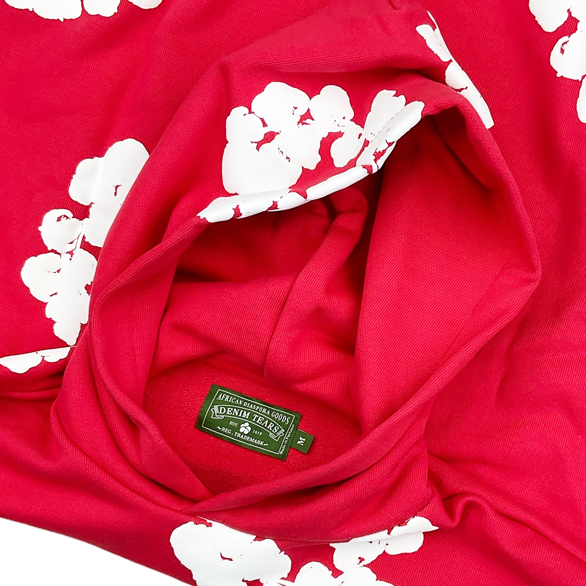 THE COTTON WREATH HOODIE SWEATSHIRT RED