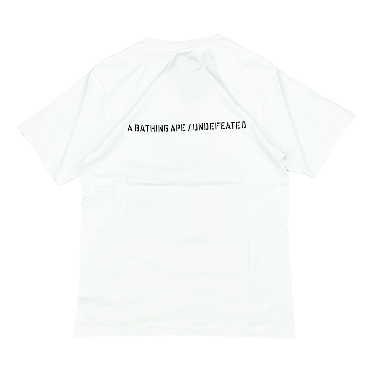 UNDEFEATED CAMO APE HEAD T-SHIRT WHITE | A BATHING APE