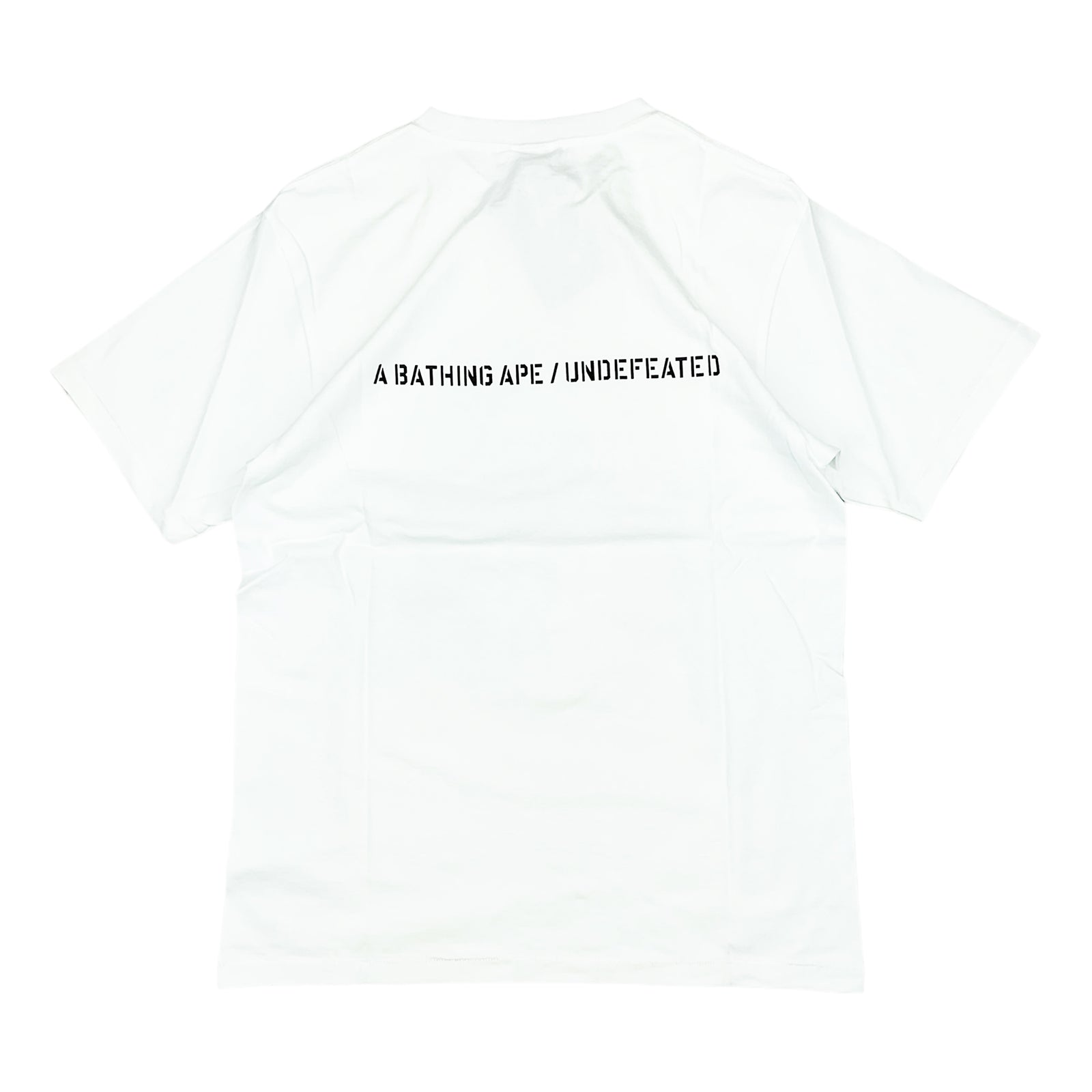 UNDEFEATED CAMO APE HEAD T-SHIRT WHITE | A BATHING APE