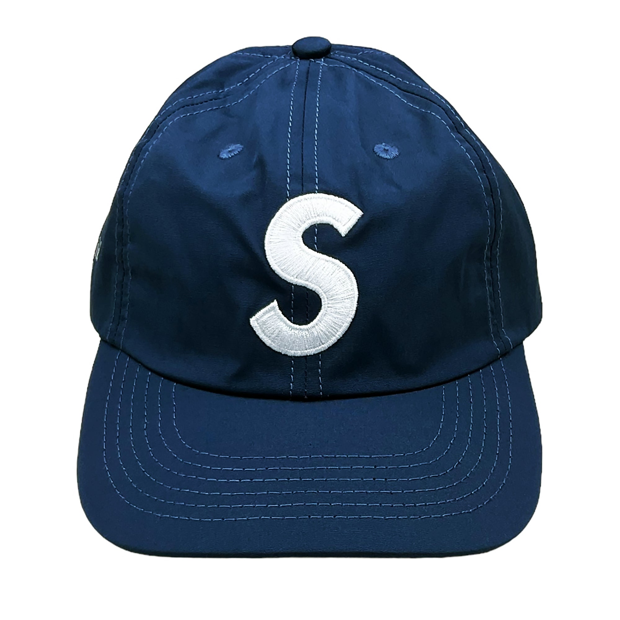 Supreme Ventile S Logo 6 Panel Cap Navy FW21 0riginalFeet