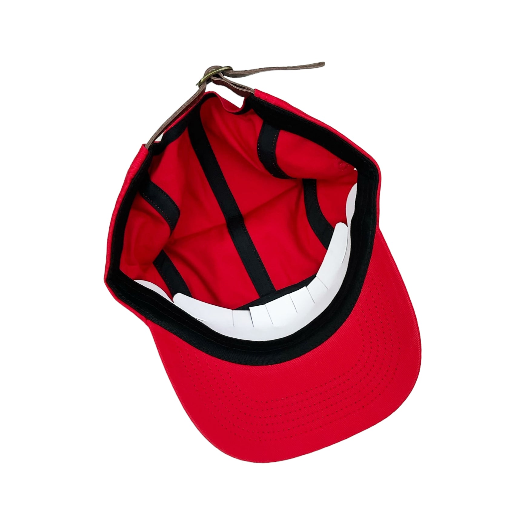 WASHED CHINO TWILL 5-PANEL CAMP CAP RED (SS21)