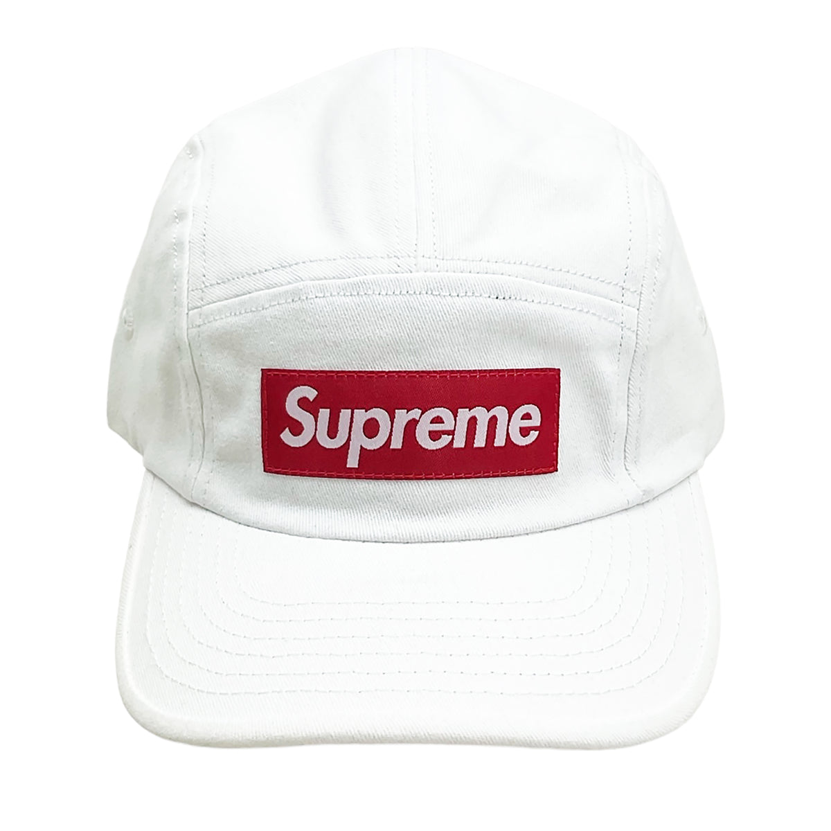 WASHED CHINO TWILL 5-PANEL CAMP CAP STONE (SS22)