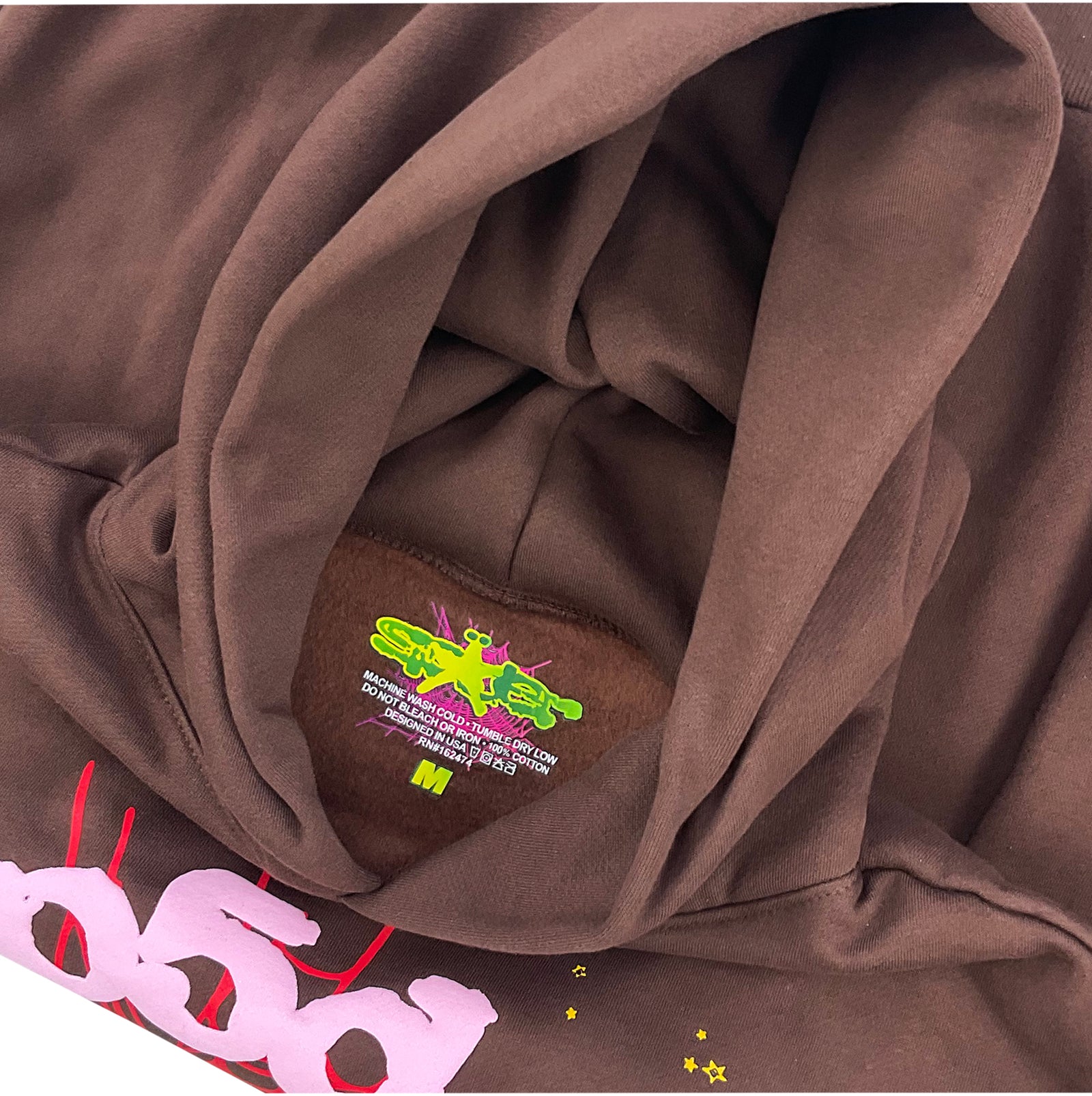 WEB HOODIE SWEATSHIRT BROWN