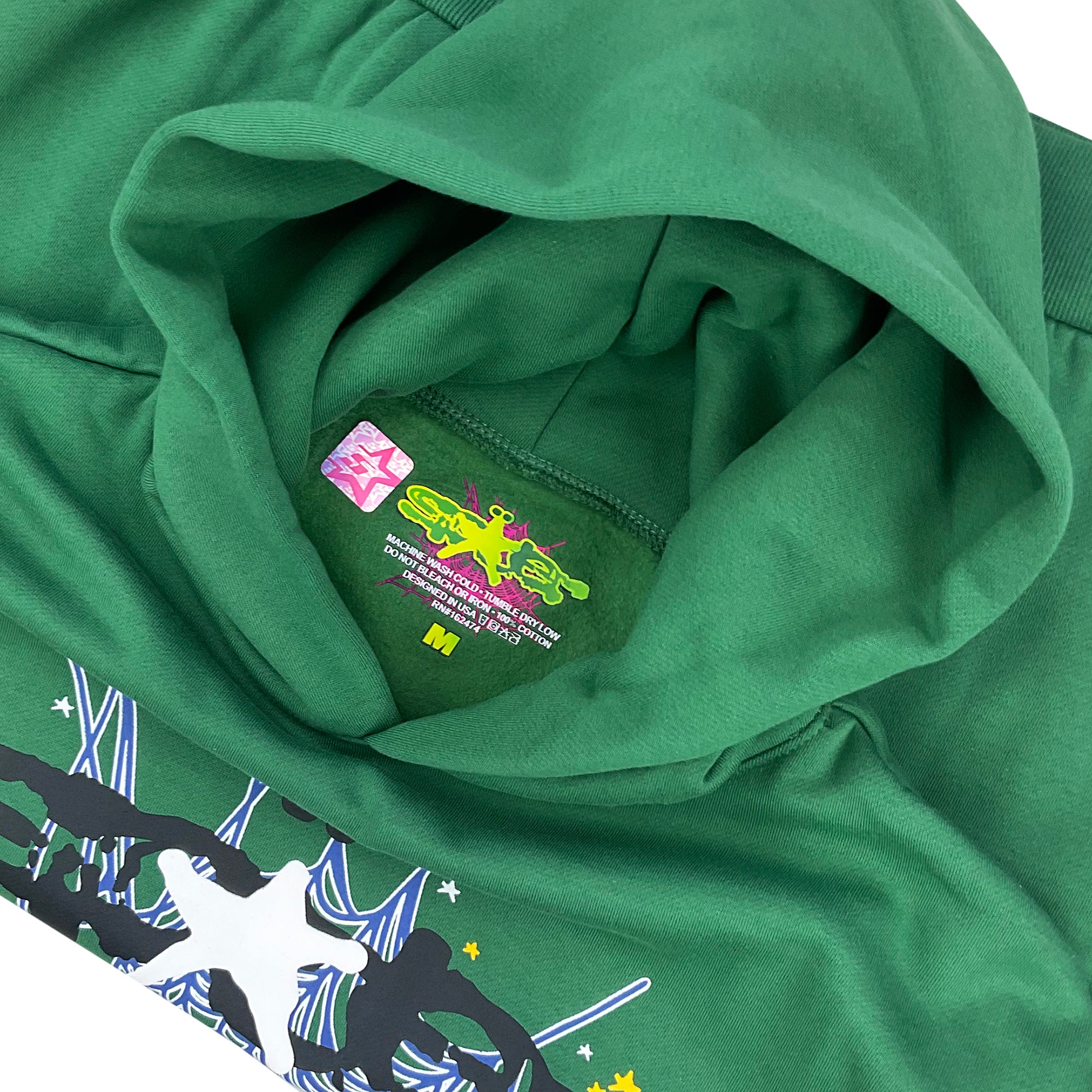 WEB HOODIE SWEATSHIRT HUNTER GREEN