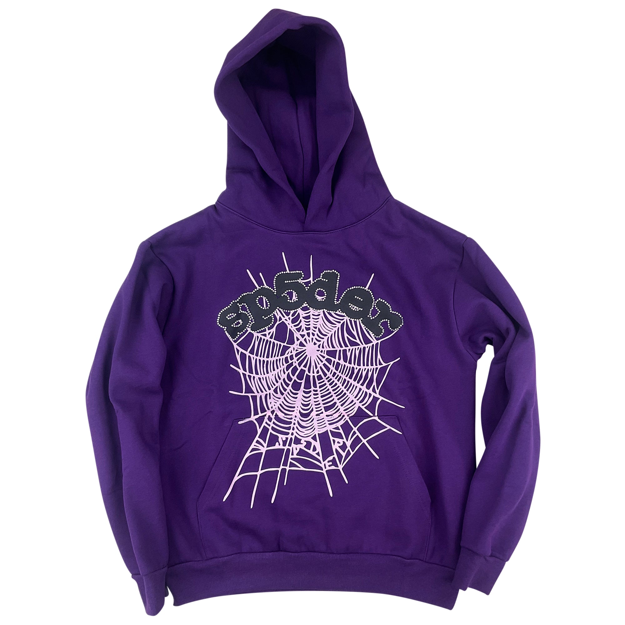 WEB HOODIE SWEATSHIRT PURPLE