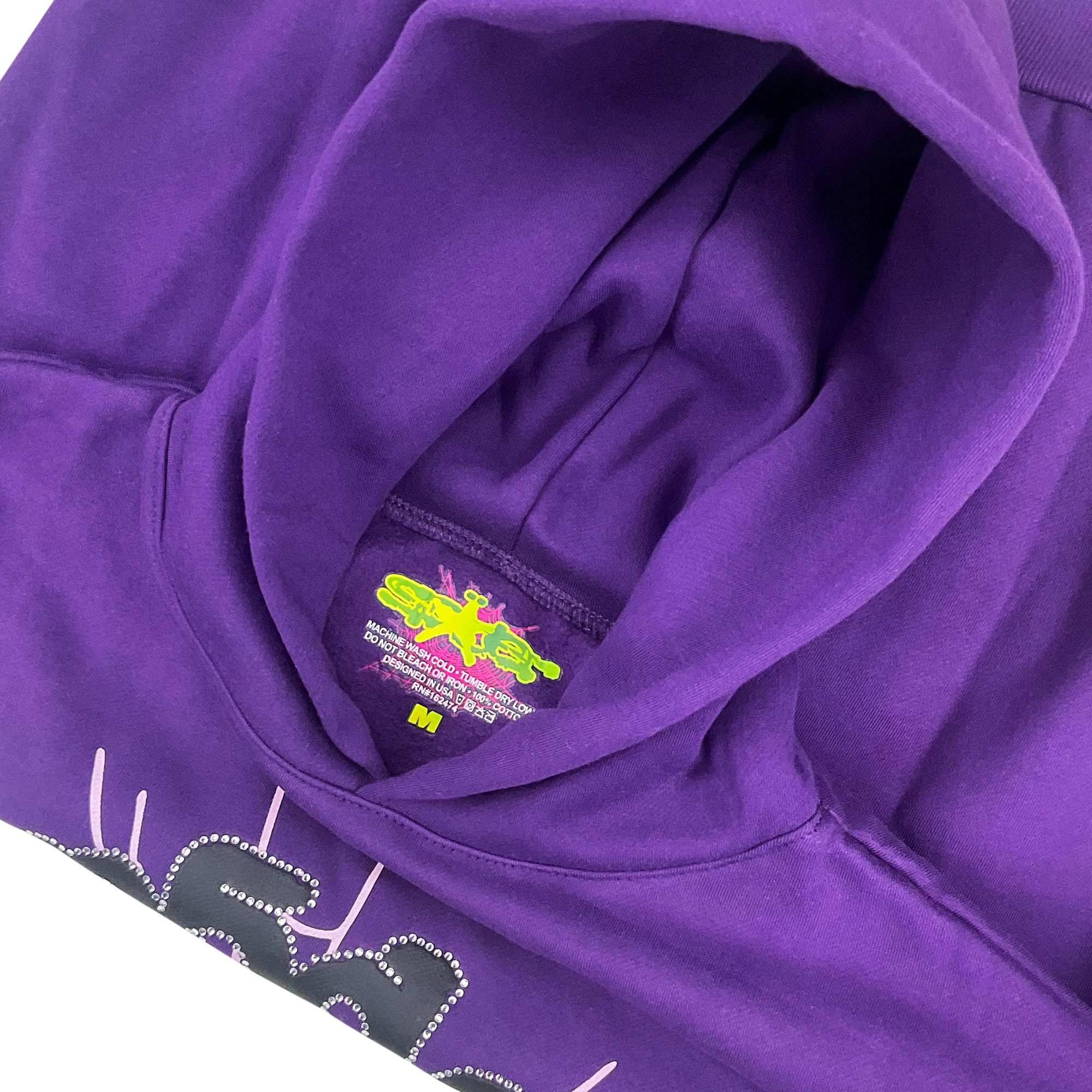 WEB HOODIE SWEATSHIRT PURPLE