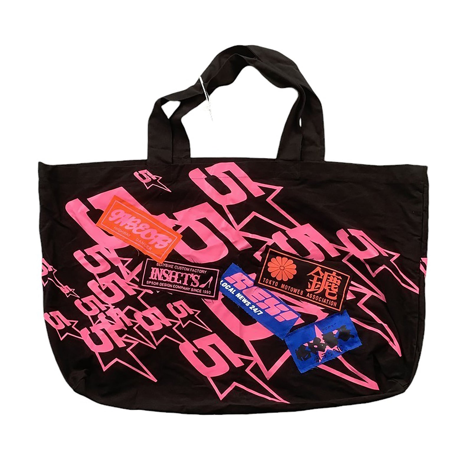 OVERSIZED TOTE BAG BLACK