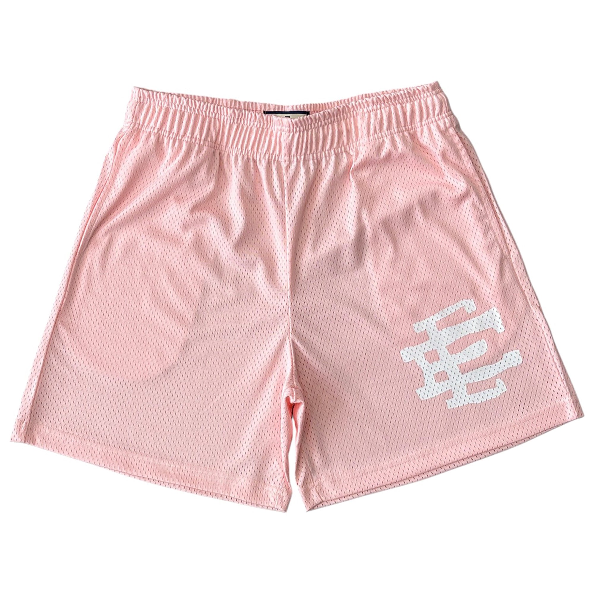 EE X AKIMBO TYRRELL WINSTON SHORTS ROSE QUARTZ WHITE