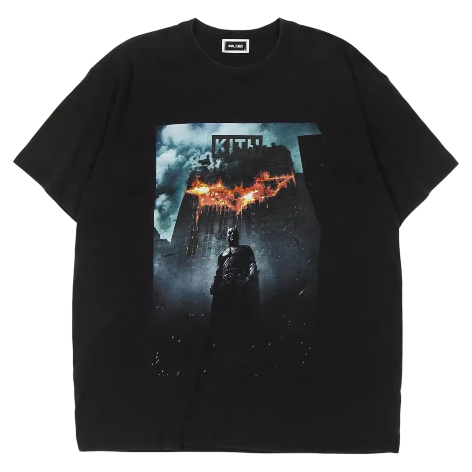 BATMAN DARK KNIGHT INTERNATIONAL VINTAGE T-SHIRT BLACK