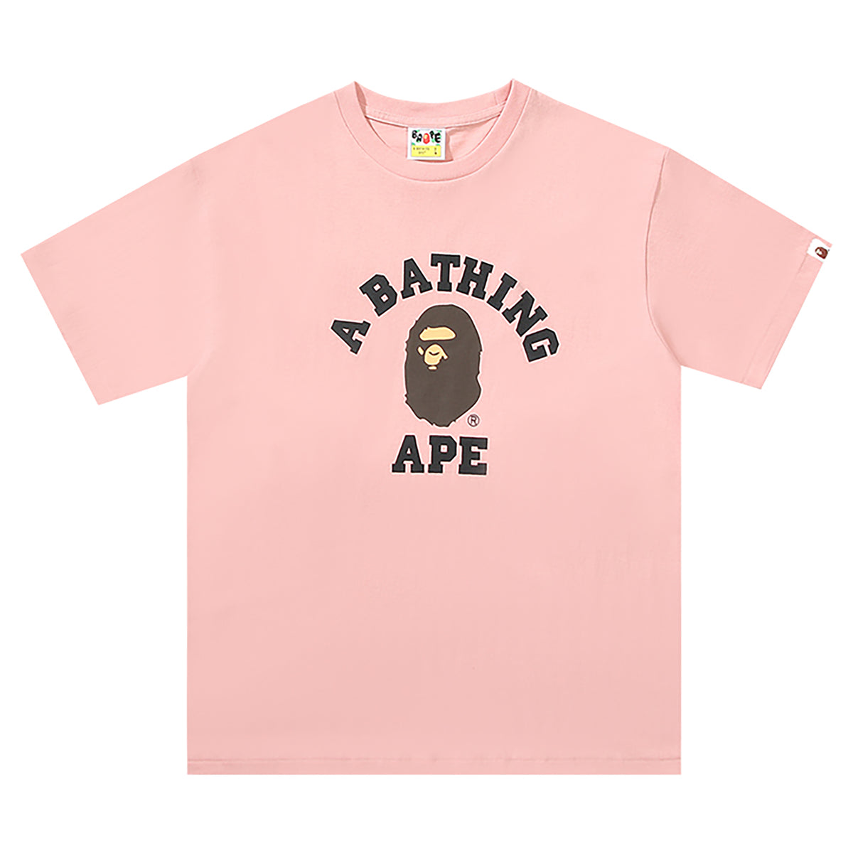 CLASSIC COLLEGE T-SHIRT PINK | A BATHING APE