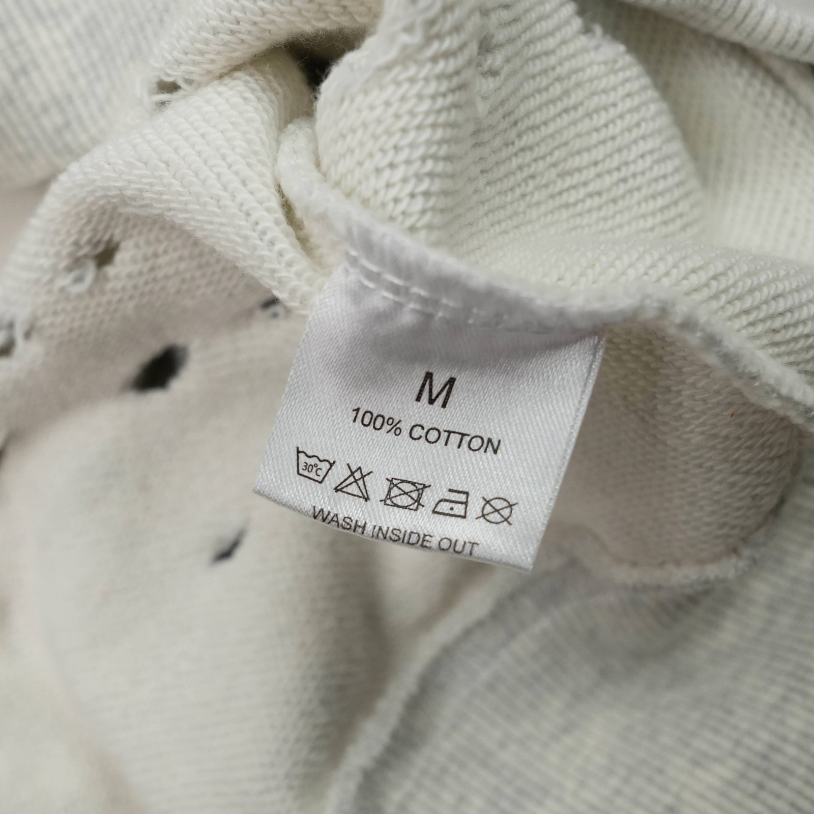 BIG CHAIN HOODIE SWEATSHIRT DIRTY HEATHER