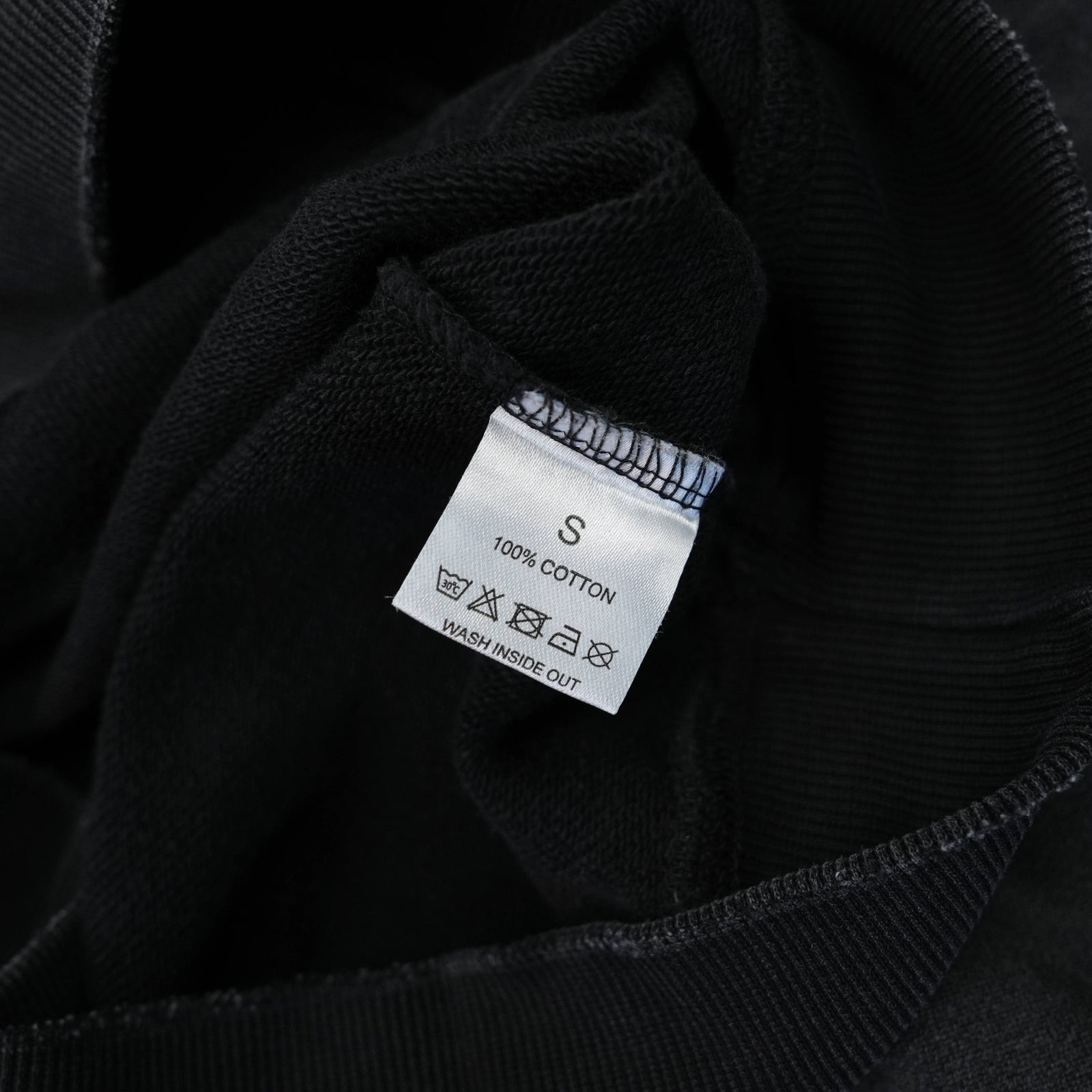 BIG DOG HOODIE SWEATSHIRT VINTAGE BLACK